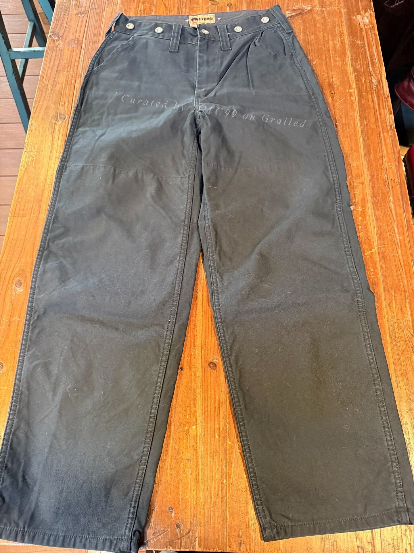 Nigel Cabourn Nigel Cabourn LYBRO Black Cargo Pants Size US 30 / EU 46 - 1 Thumbnail