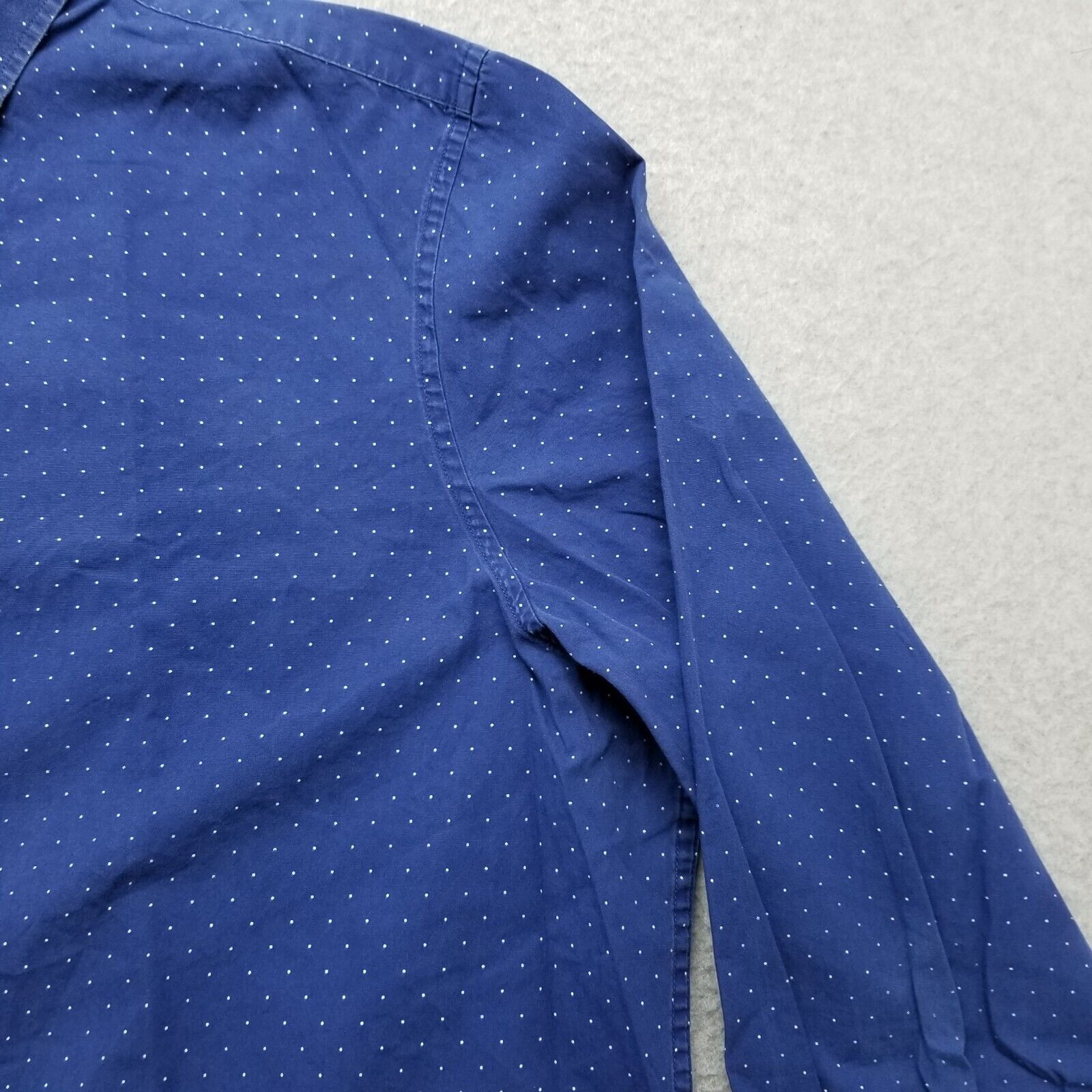 Michael Kors Michael Kors Shirt Mens XL Polka Dot Button Up Long Sleeve Size US XL / EU 56 / 4 - 5 Thumbnail