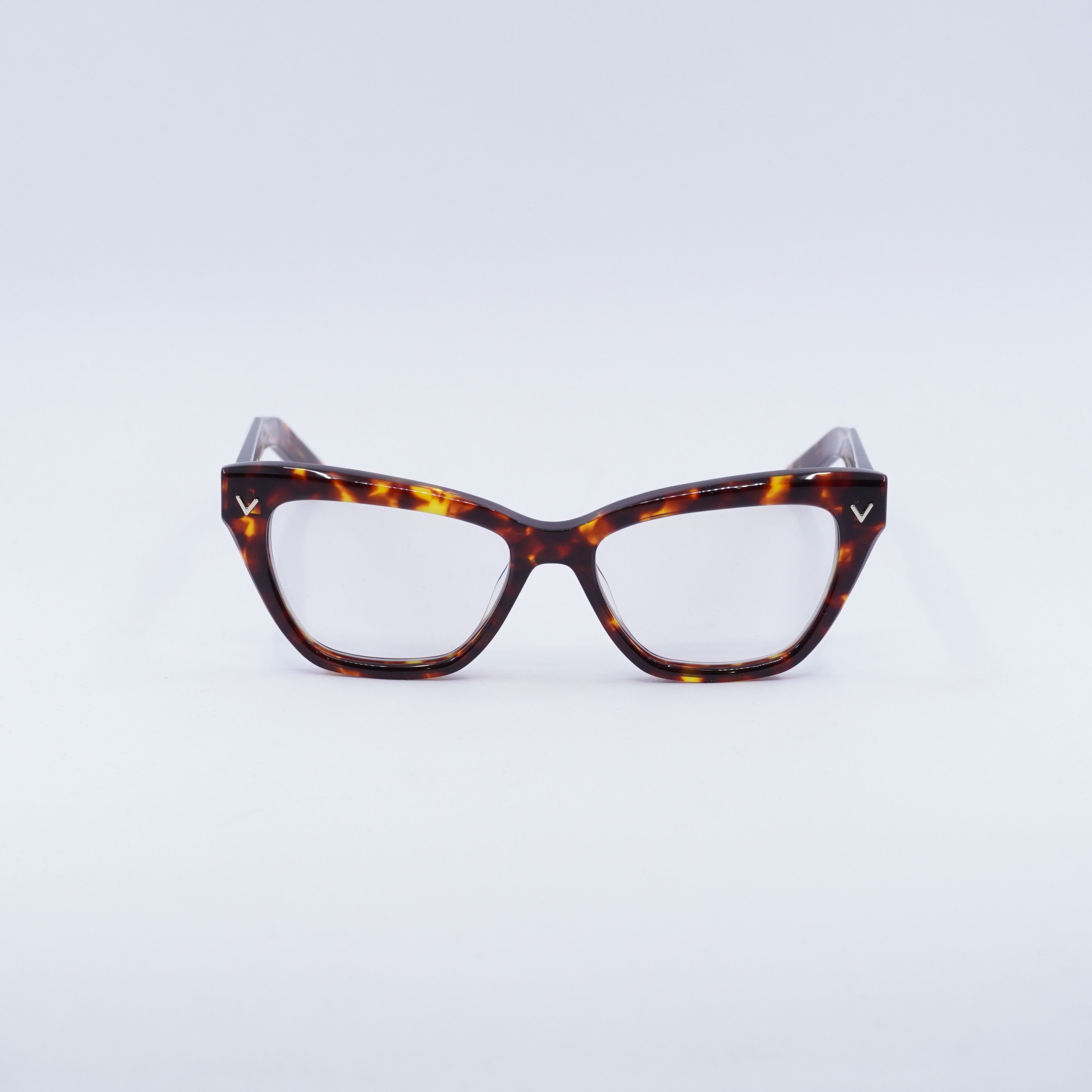 Valentino Valentino V-TALE VLX-140B Eyeglasses Havana 53mm Cat Eye Size ONE SIZE - 3 Thumbnail