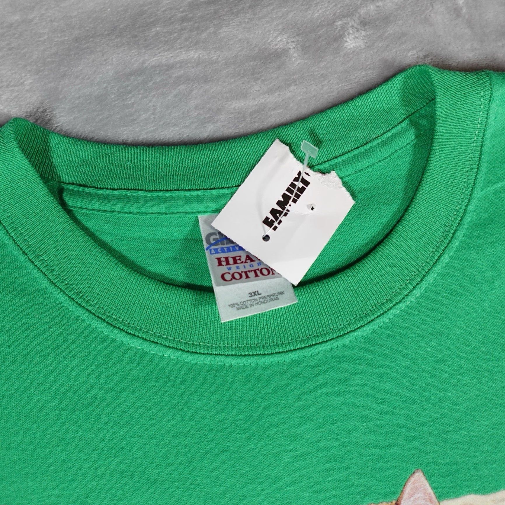 Vintage VINTAGE Do Not Disturb Cat T-Shirt Mens 3XL Green Funny Graphic Print Crew Neck Cotton Shirt Summer Fall 2000s Size US XXL / EU 58 / 5 - 3 Thumbnail