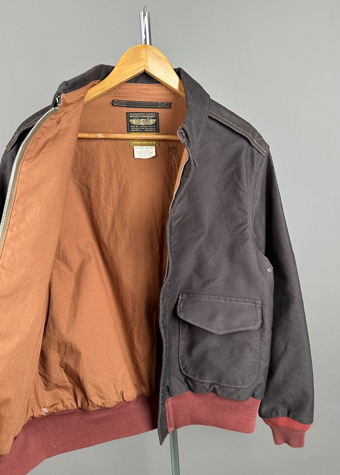 COLIMBO Colimbo - ZA-0100 Aberdeen Aero Jacket - TYPE A-2 Plain Seal Size US M / EU 48-50 / 2 - 4 Thumbnail