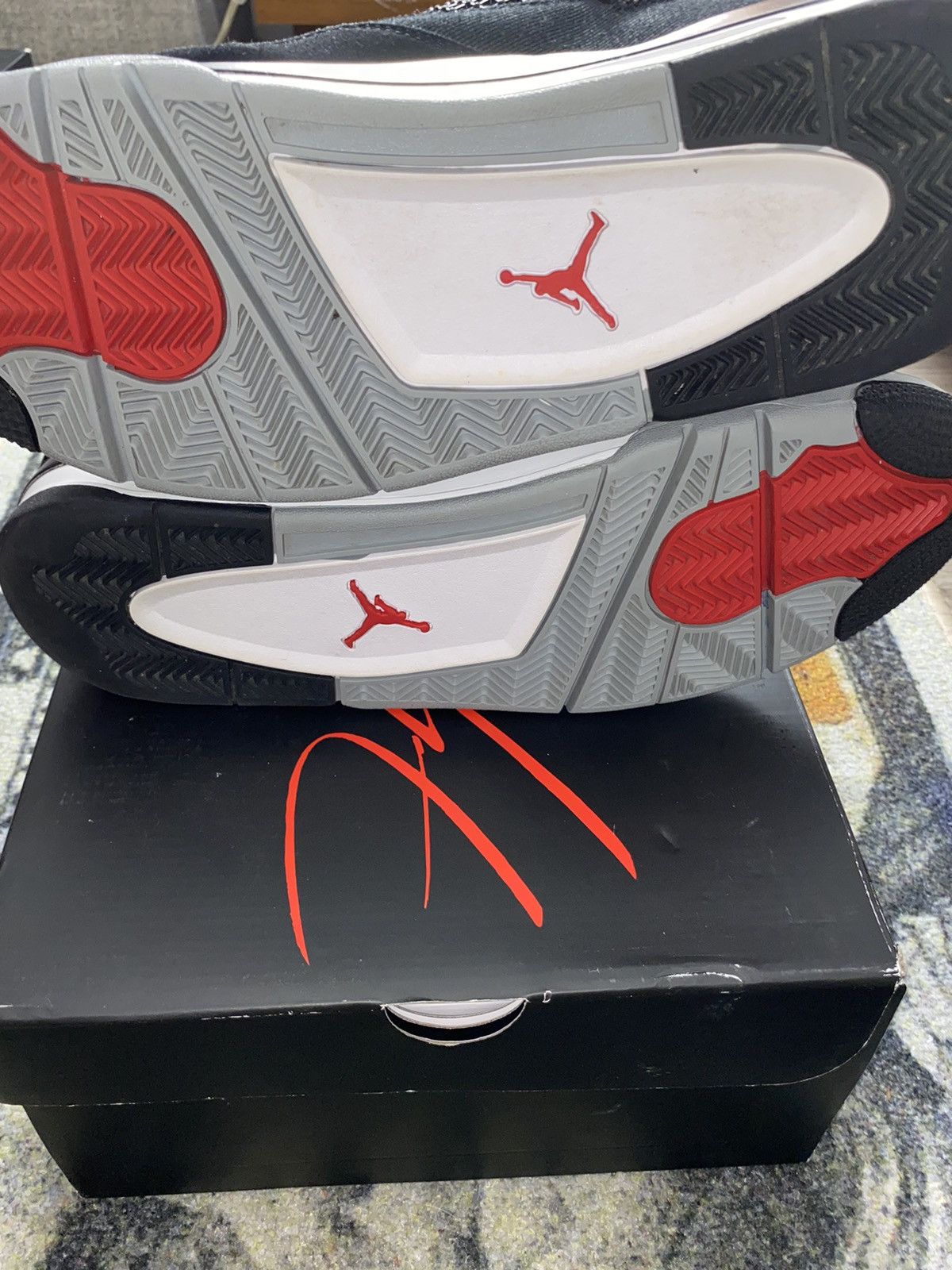 Jordan Brand × Nike Jordan 4 Retro SE Black Canvas Size US 11 / EU 44 - 8 Thumbnail