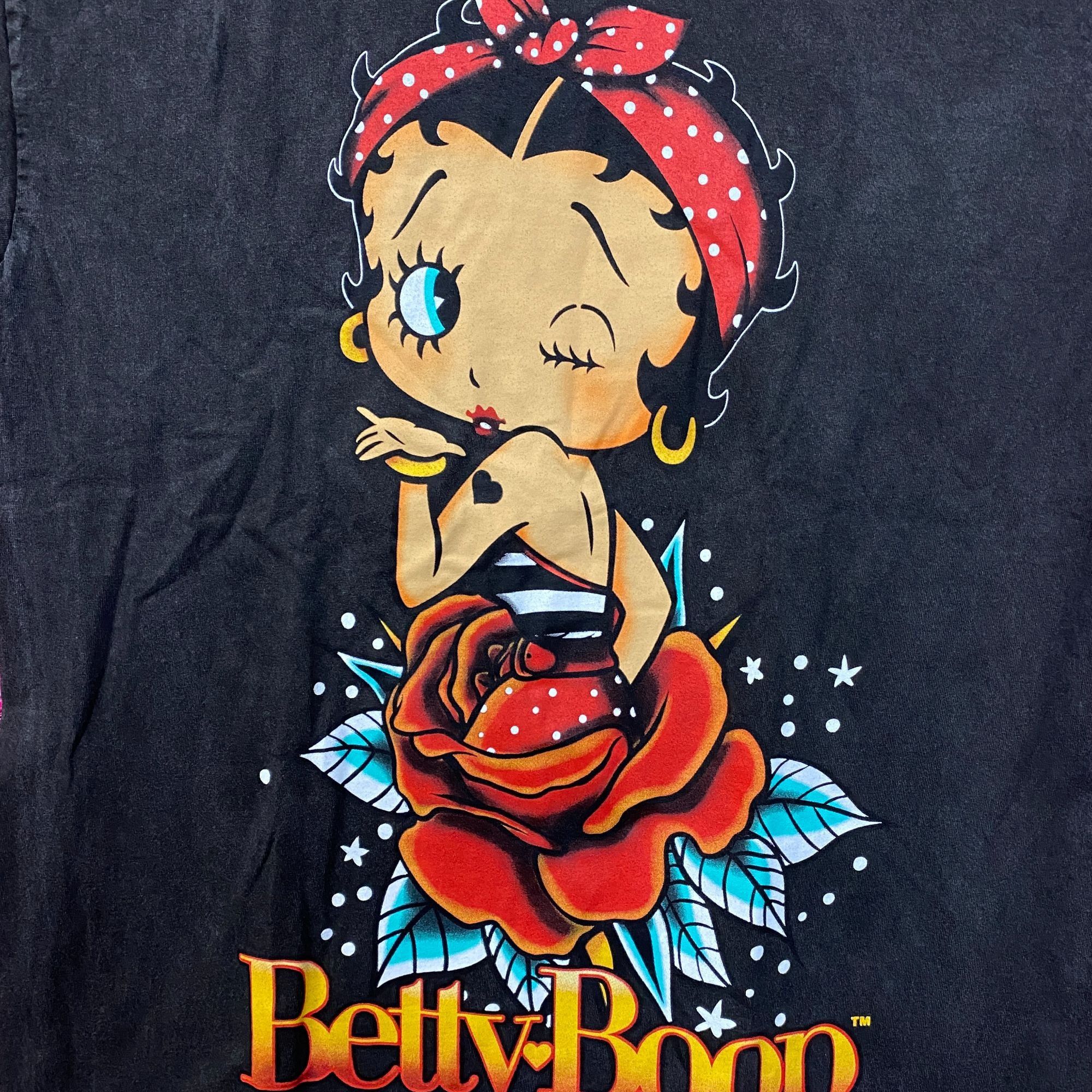 Other Betty Boop Rose Design T-Shirt S/M Size US M / EU 48-50 / 2 - 2 Thumbnail