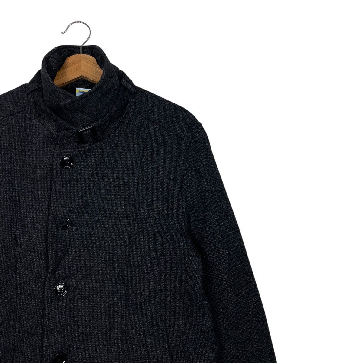 Japanese Brand Japanese Brand Black Wool Casual Jacket Size US S / EU 44-46 / 1 - 5 Thumbnail