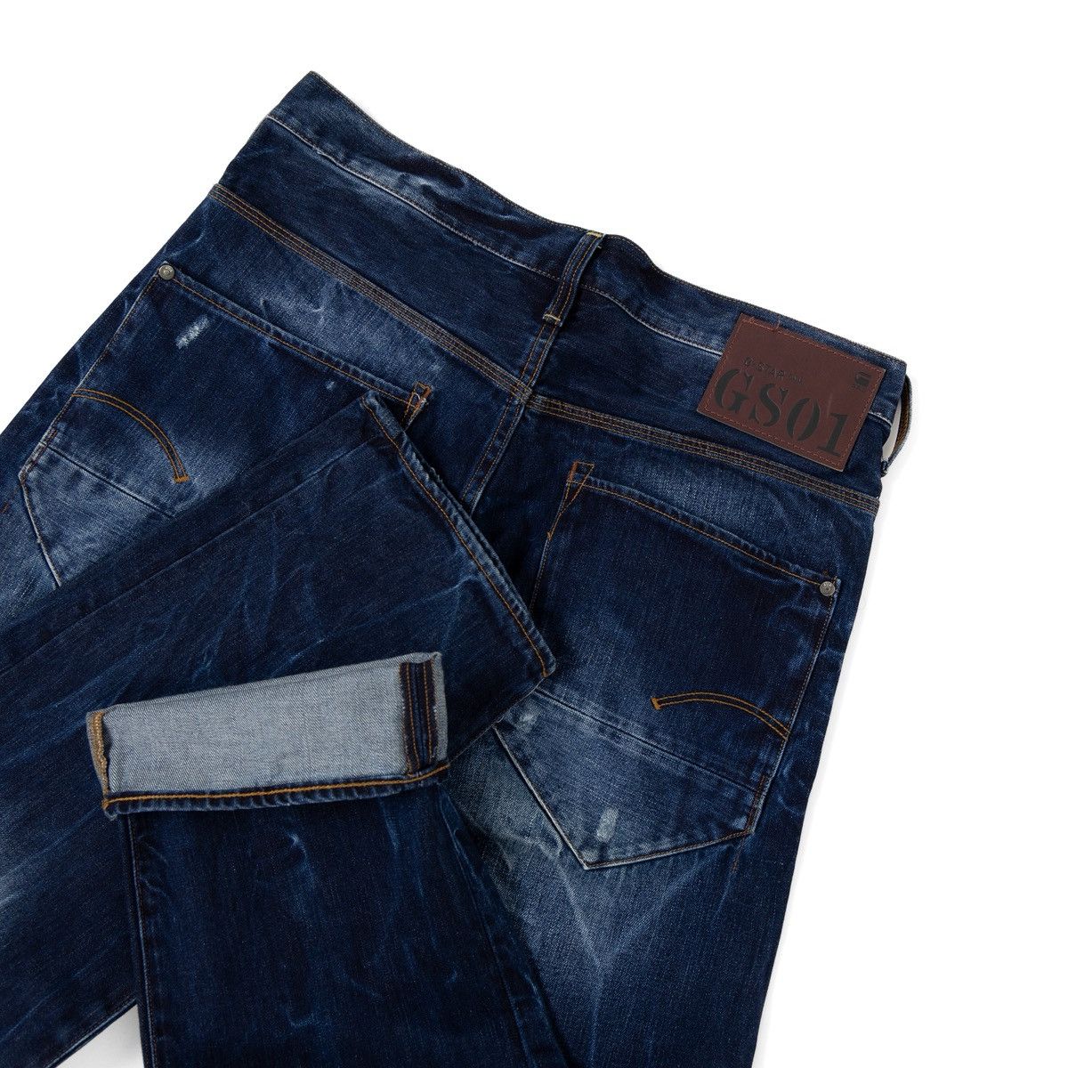 G-Star G-Star Raw Radar Jeans Dark Blue Button Fly Denim Straight Size US 34 / EU 50 - 4 Thumbnail