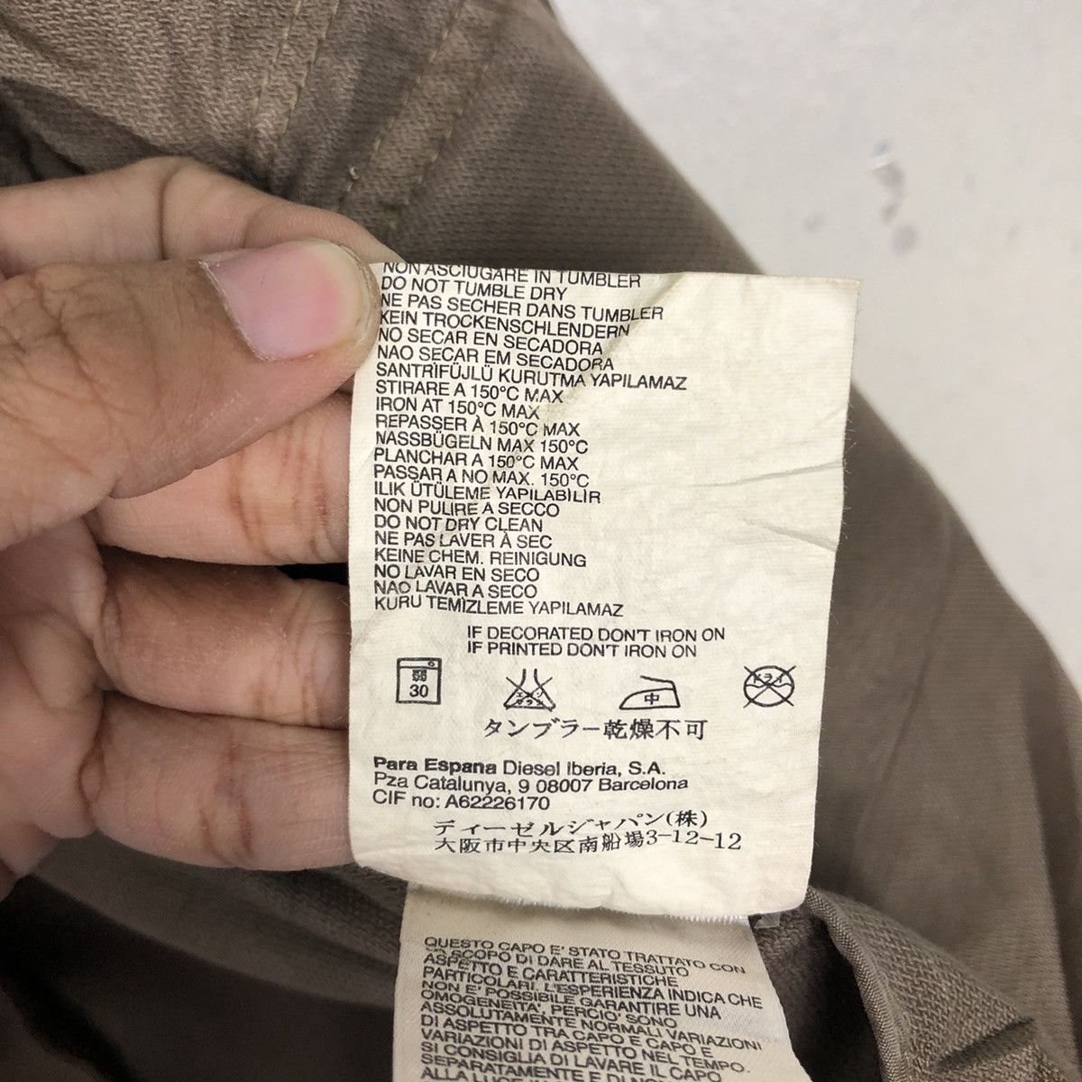 Diesel 📌Vintage Biker Jacket Diesel Parachute Bondage Design Size US S / EU 44-46 / 1 - 20 Thumbnail