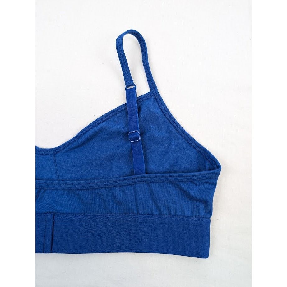 Balenciaga o1rshd1 Size: M / Soft Jersey Patch Sport Bra in Blue Size ONE SIZE - 13 Thumbnail