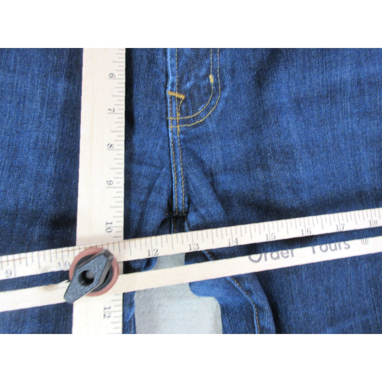 Vintage AG Adriano Goldschmied Jeans The Protege Straight Leg Mens 36 R Blue Dark Wash Size US 36 / EU 52 - 4 Thumbnail