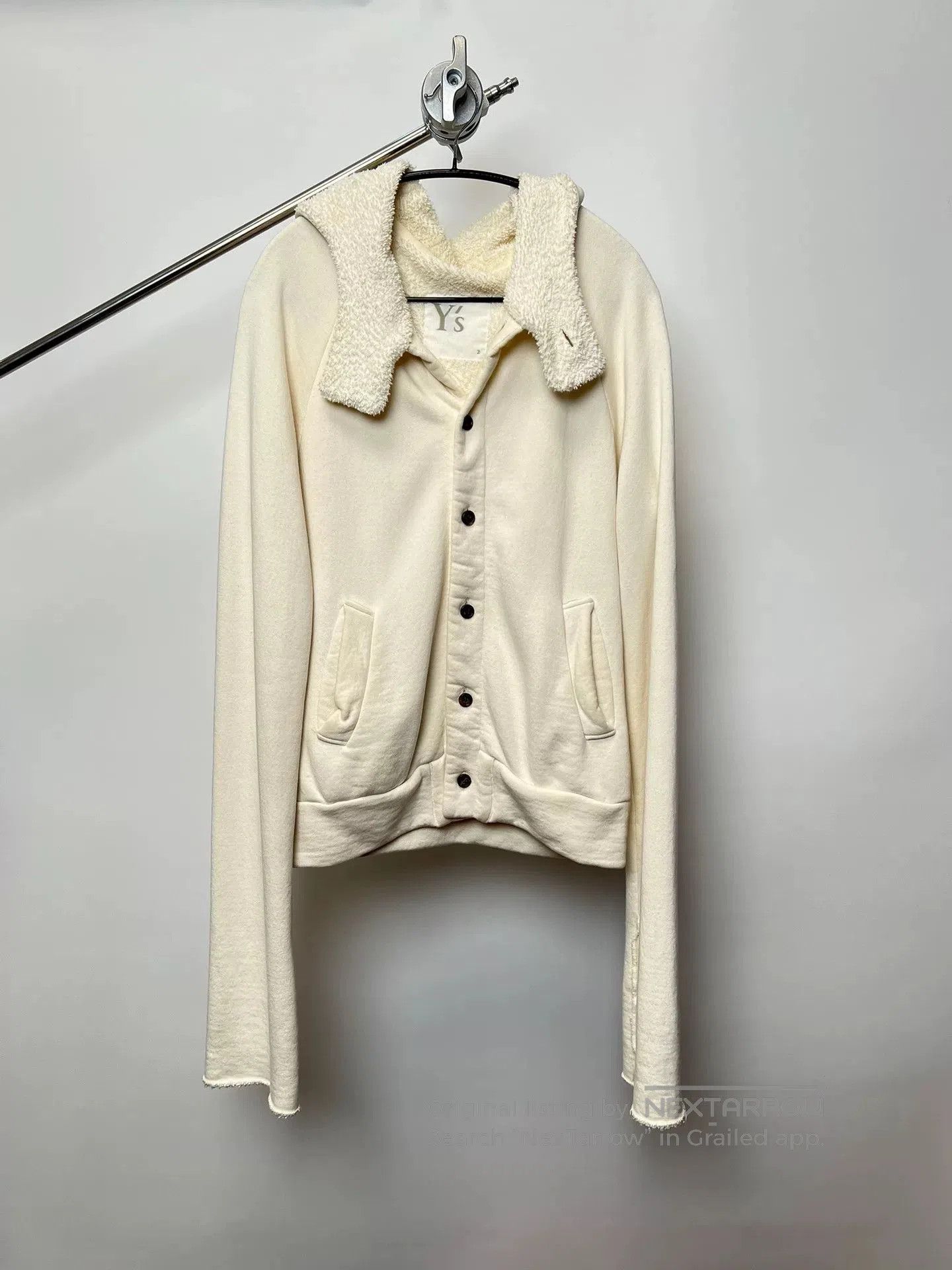 Yohji Yamamoto Yohji Yamamoto Long Sleeve Fleece Hoodie. Size US M / EU 48-50 / 2 - 1 Thumbnail