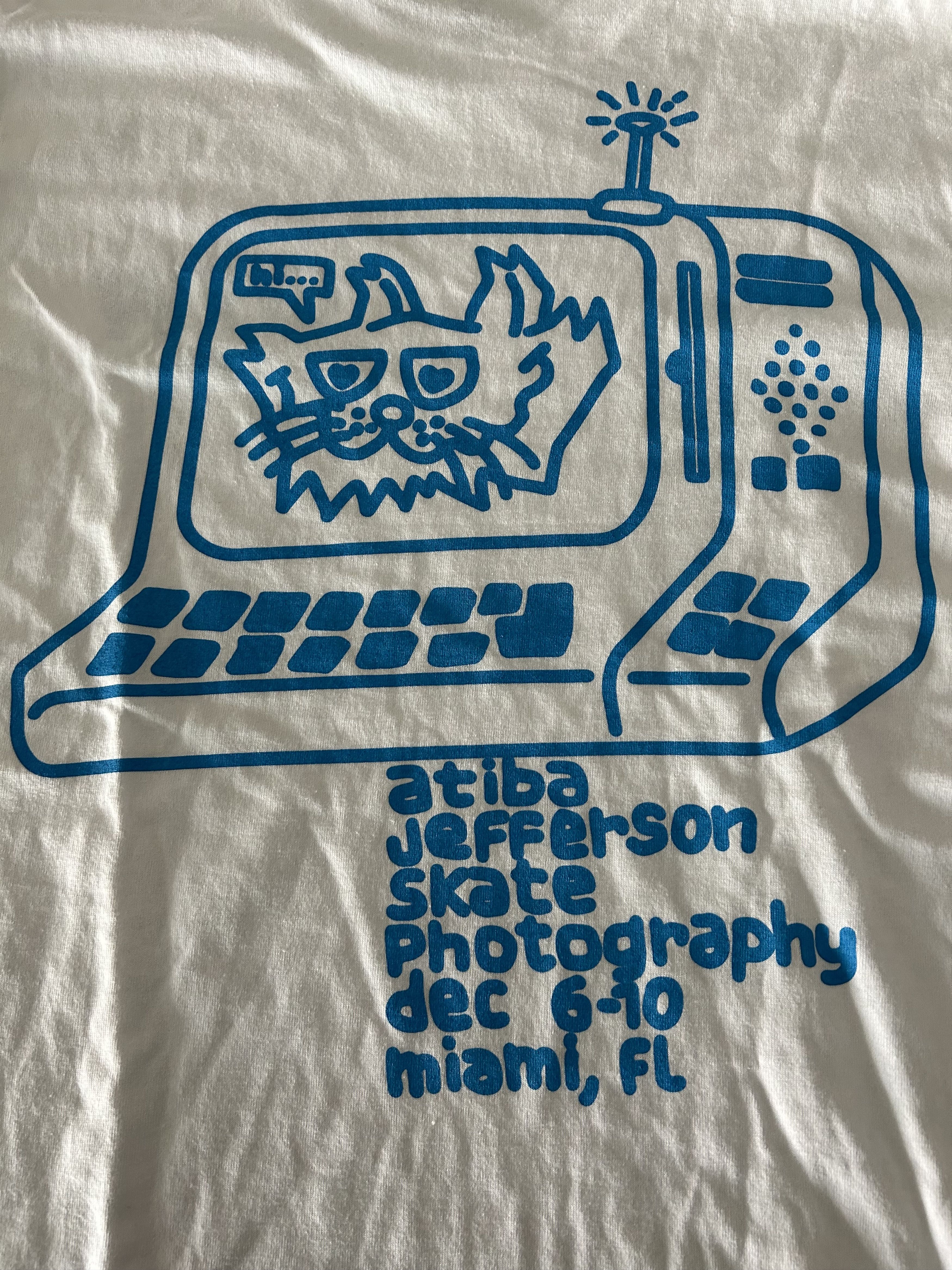 image of Arch X Atiba Jefferson Art Basel Tee in White, Men's (Size Medium)