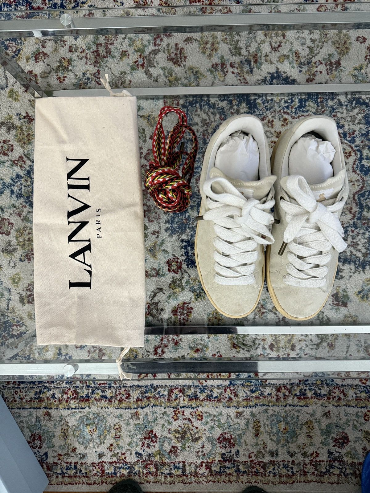 Lanvin Lanvin Lite Curb Low Top Sneakers Size US 10 / EU 43 - 5 Thumbnail