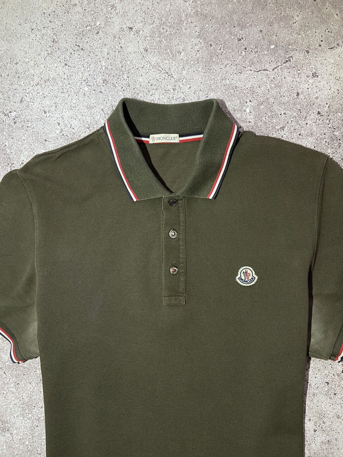 Moncler 💥Moncler khaki polo t-shirt‼️ Size US M / EU 48-50 / 2 - 2 Thumbnail