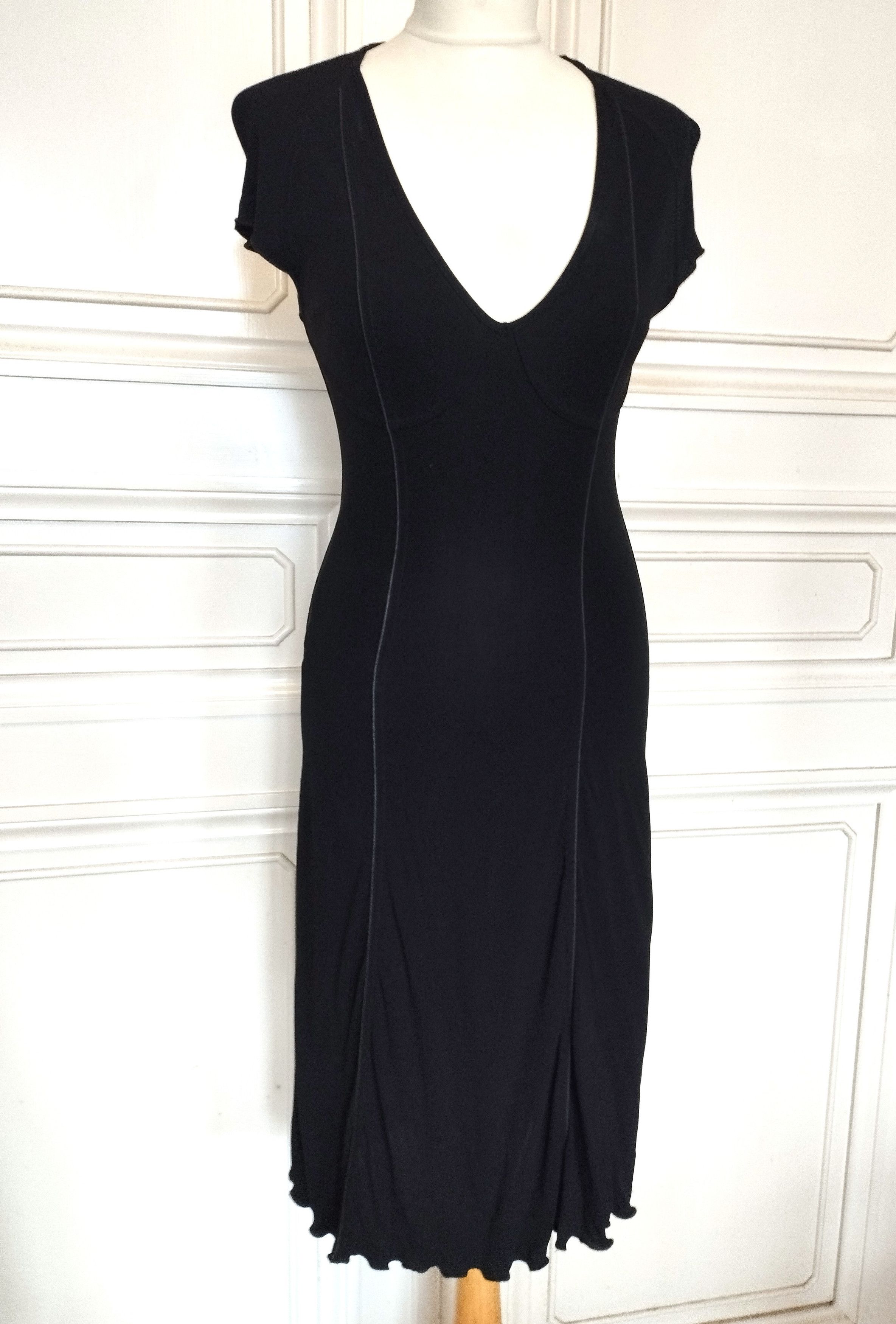 Kenzo Kenzo Robe Soirée Souple Sigle Dos Relief TS Size S / US 4 / IT 40 - 3 Thumbnail