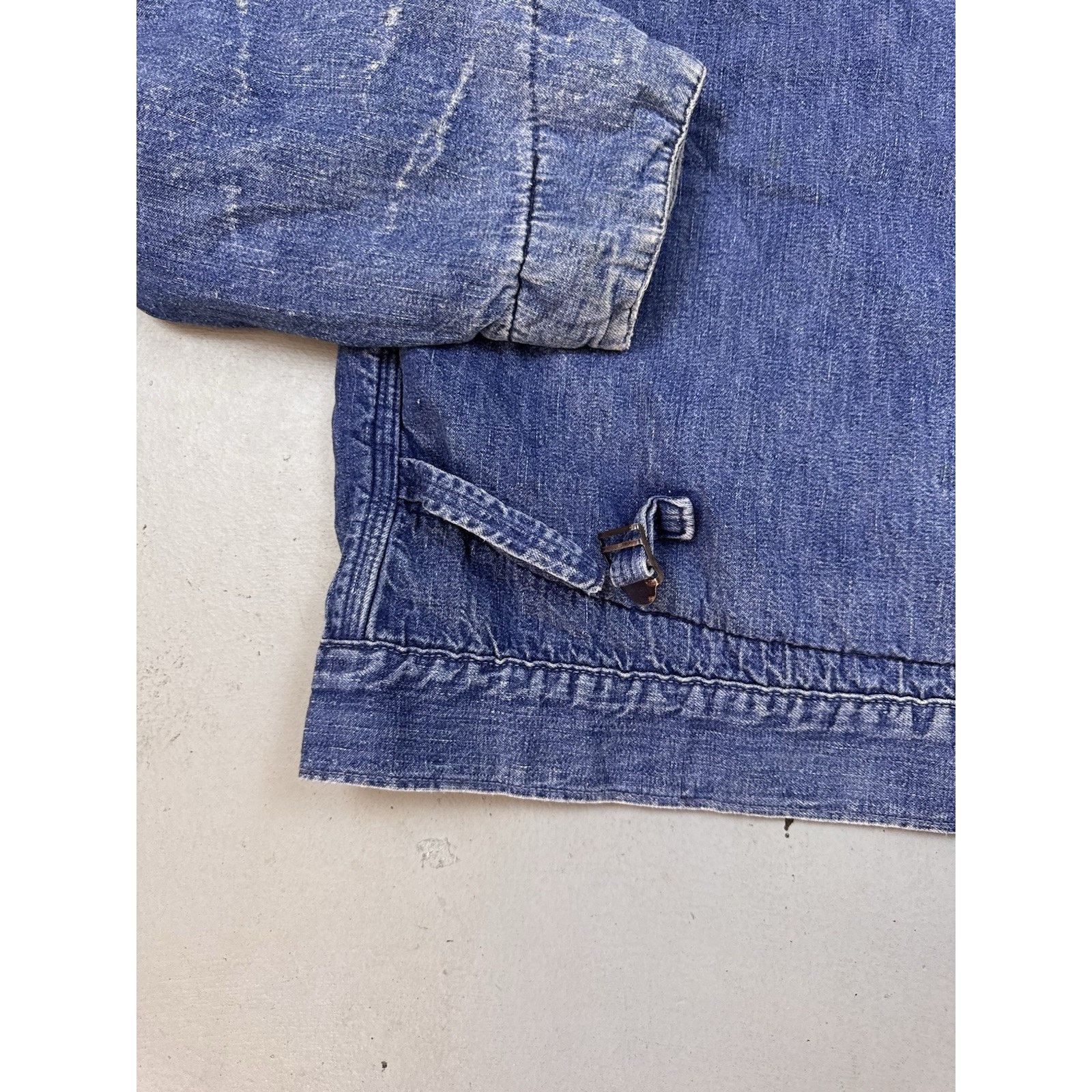 1950's Hercules Denim Blanket Lined Workwear Jacket Size L