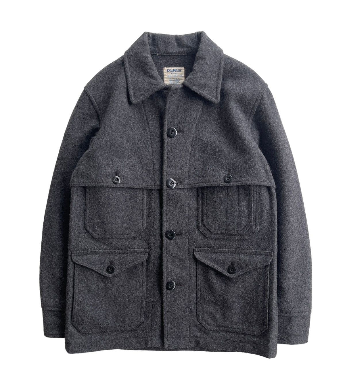 Oshkosh Vintage Oshkosh Wool Mackinaw Jacket Size US L / EU 52-54 / 3 - 1 Thumbnail