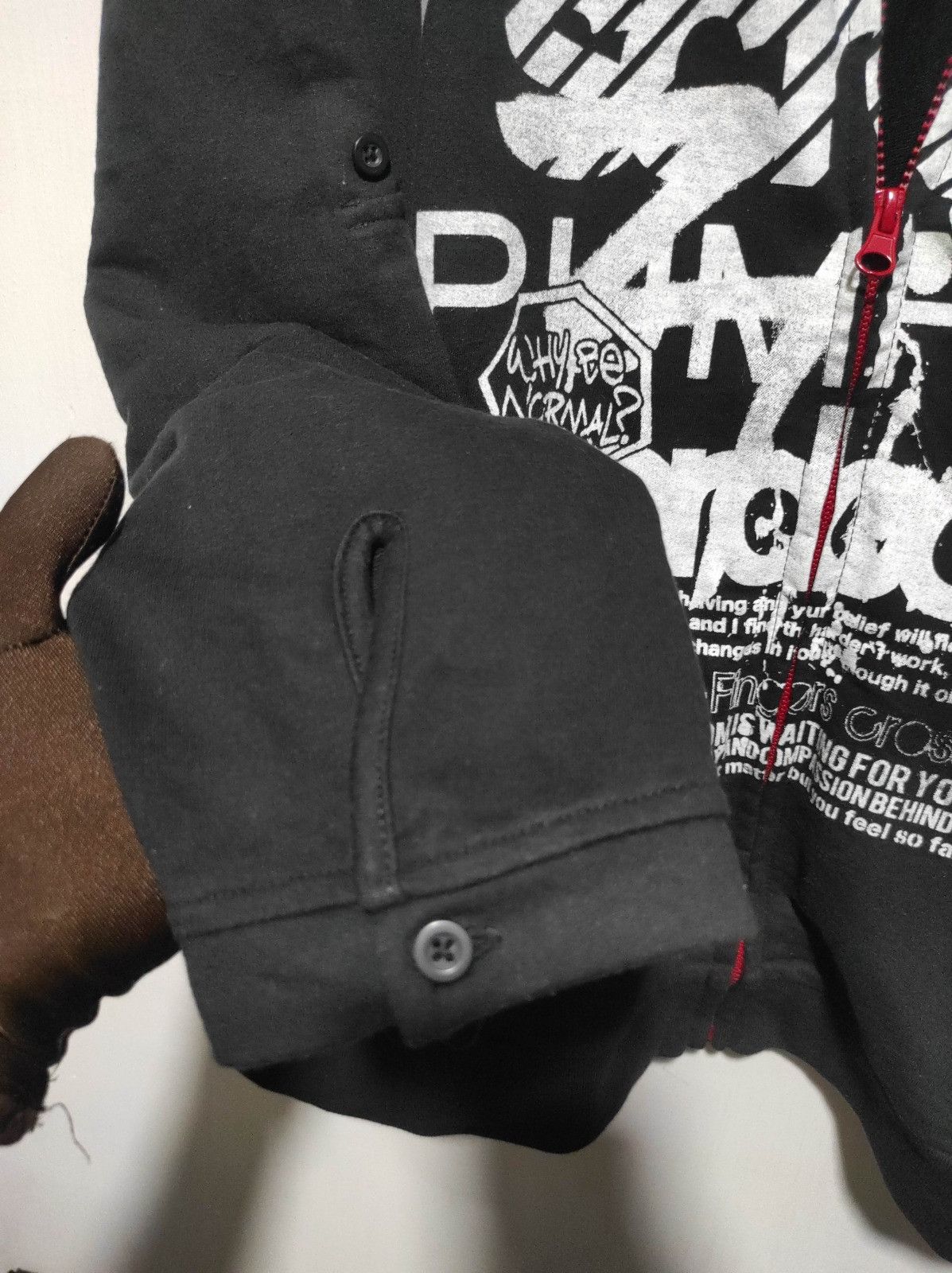 Japanese Brand Vogon Poem zip fur hoodie ifsix LGB style Size US L / EU 52-54 / 3 - 13 Thumbnail