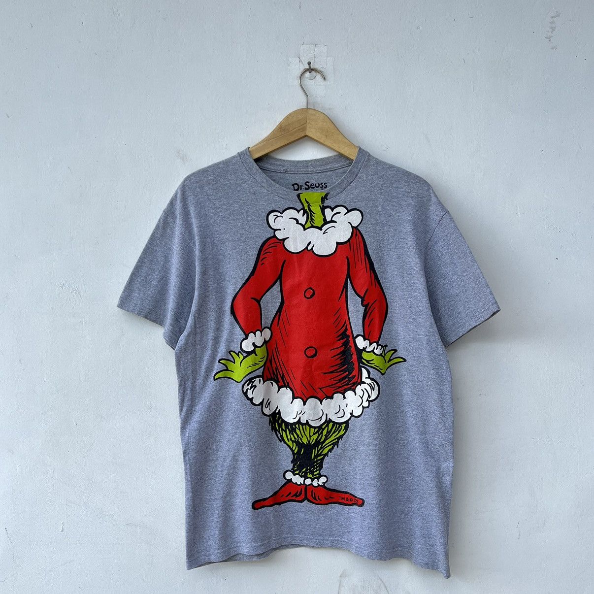 Japanese Brand Y2K Dr Seuss Santa Body Tees Size US L / EU 52-54 / 3 - 2 Thumbnail