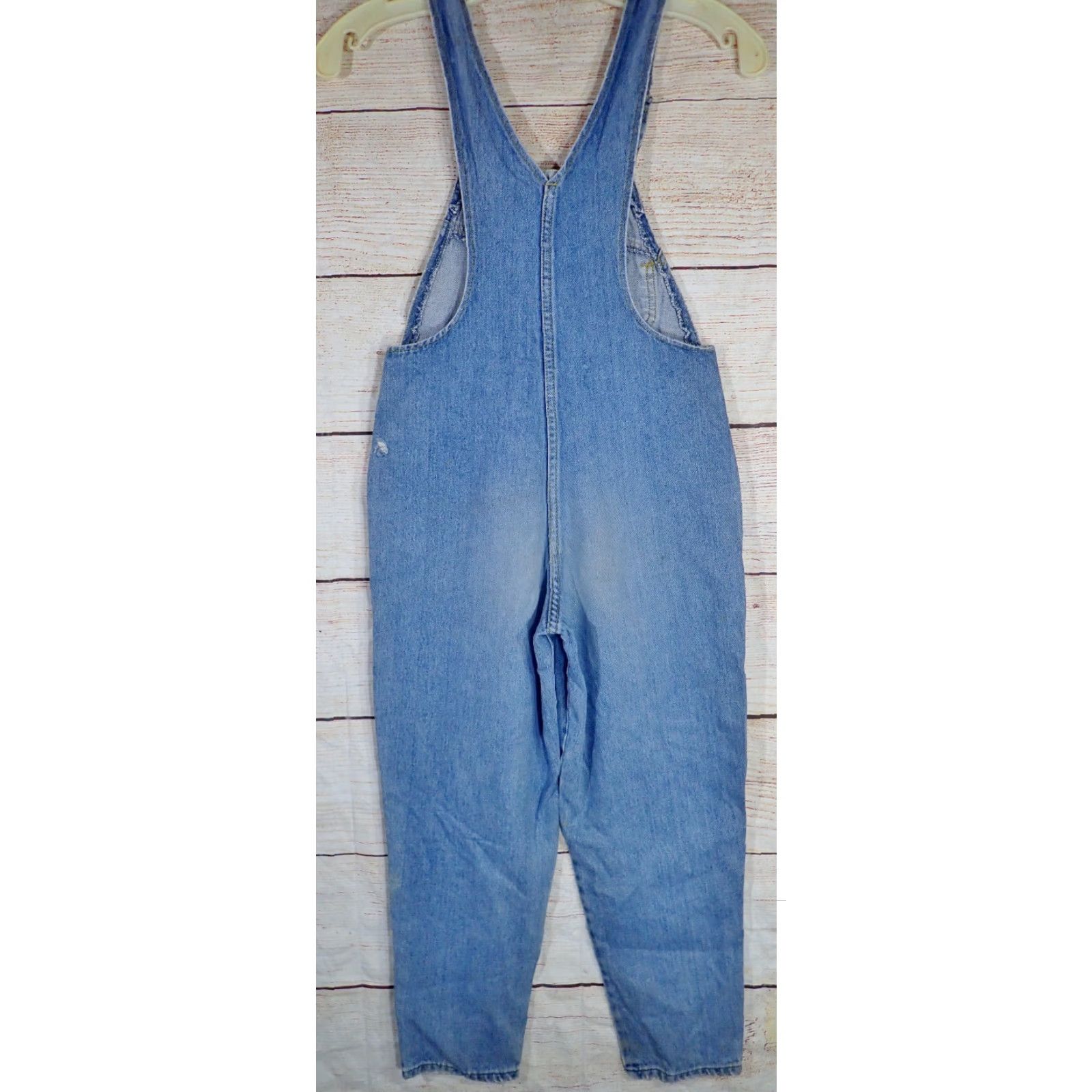 Vintage VINTAGE JET SET BLUE PLEATED DENIM OVERALLS ROMPER GIRLS SZ 26x21 Size US 26 / EU 42 - 3 Thumbnail