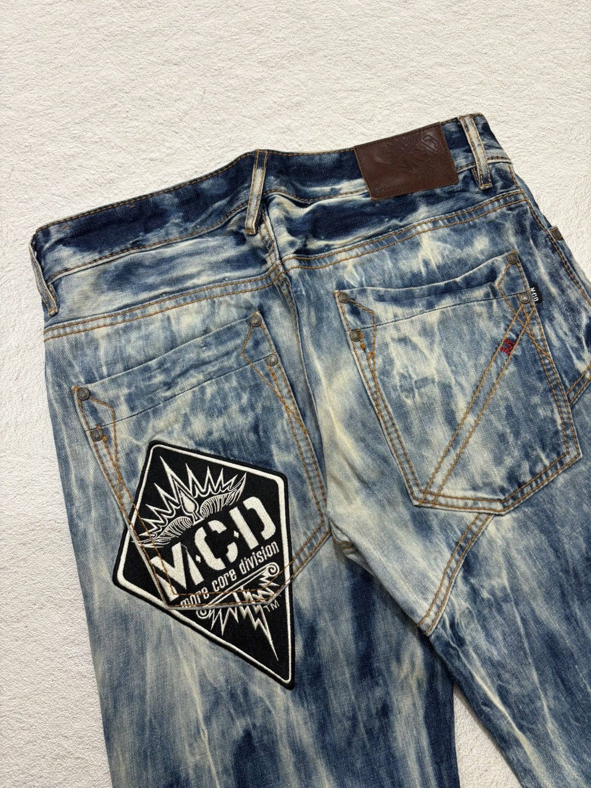 Hysteric Glamour × If Six Was Nine × Le Grande Bleu (L.G.B.) 2000s MCD Japan Bootcut acid wash denim y2k style Size US 32 / EU 48 - 9 Thumbnail