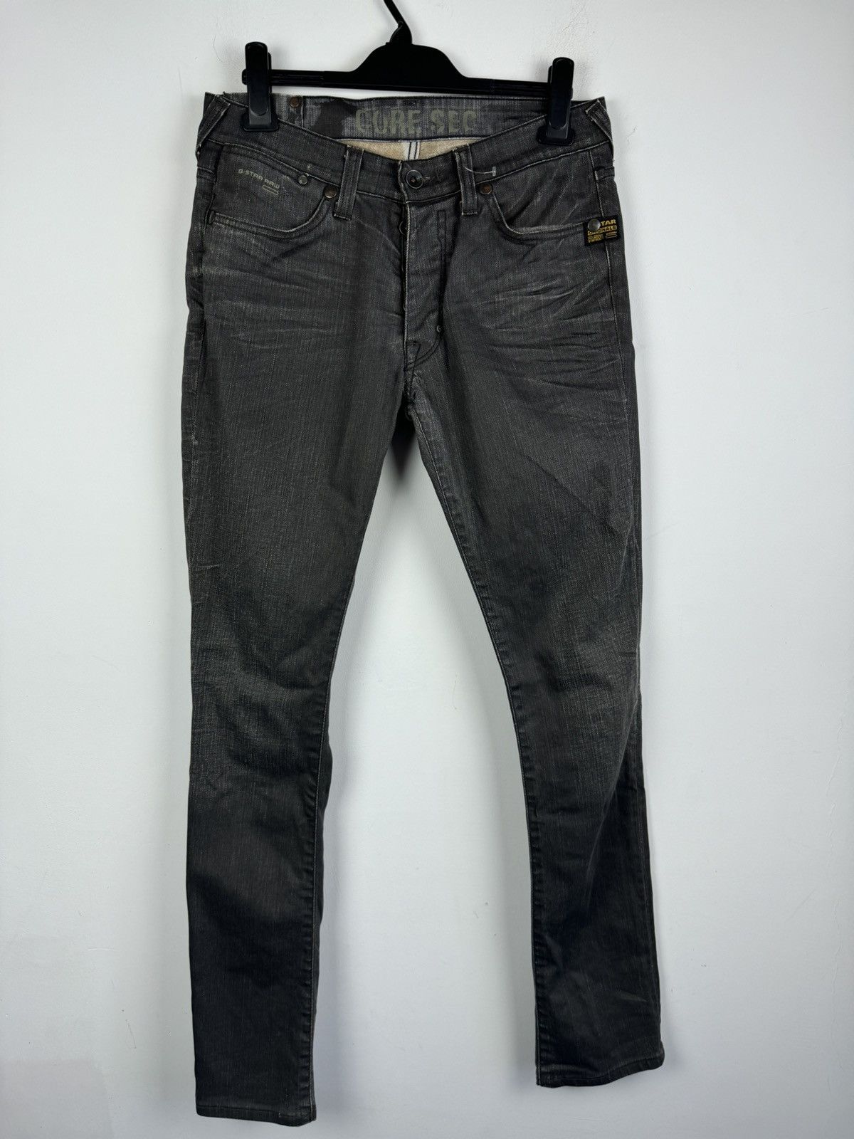 G-Star Vintage G-Star Raw Faded Distressed Garment Jeans Core Sec Size US 31 - 1 Thumbnail