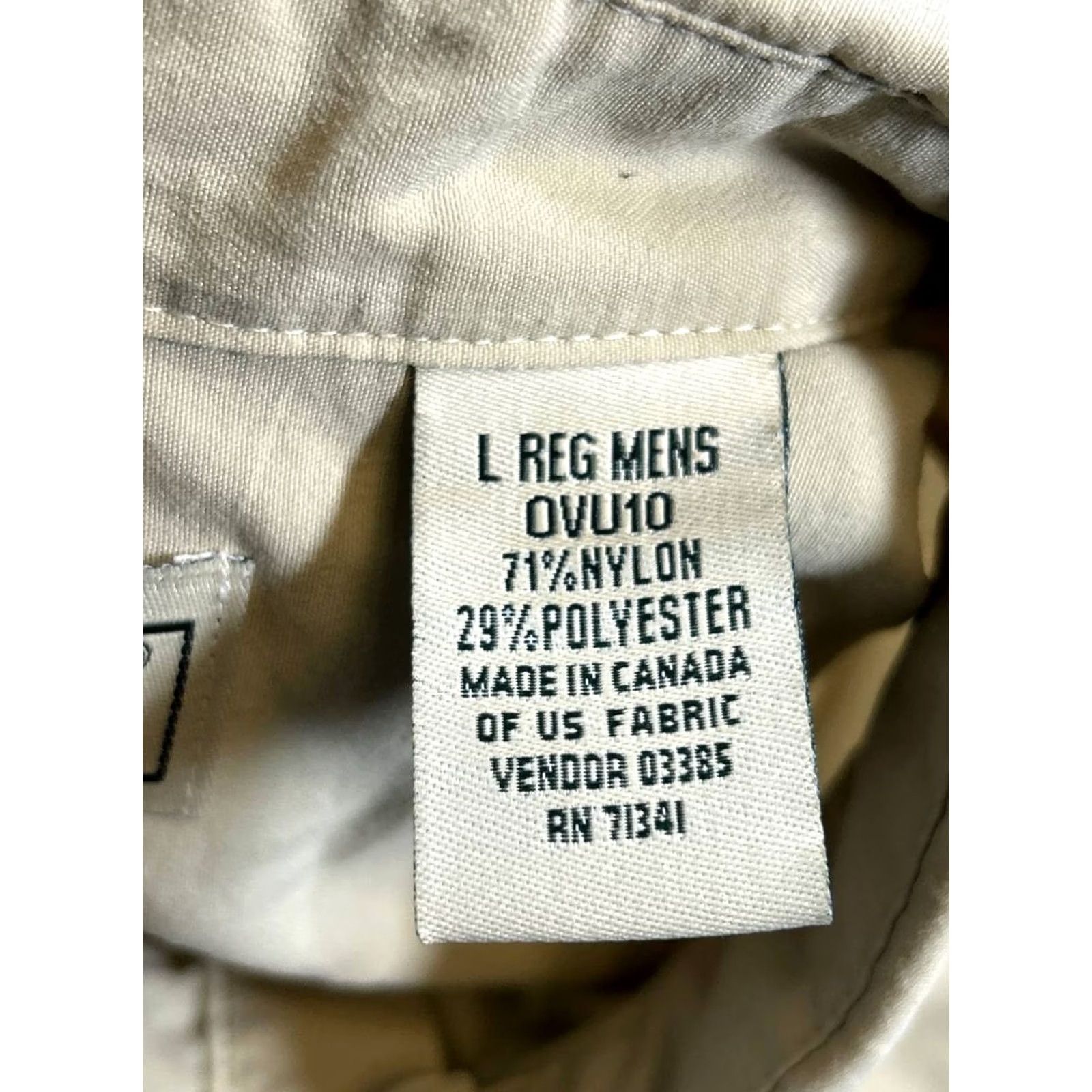 Vintage L.L.Bean Shirt Mens Large Beige Button-Up Short Sleeve Hiking Casual Size US L / EU 52-54 / 3 - 3 Thumbnail