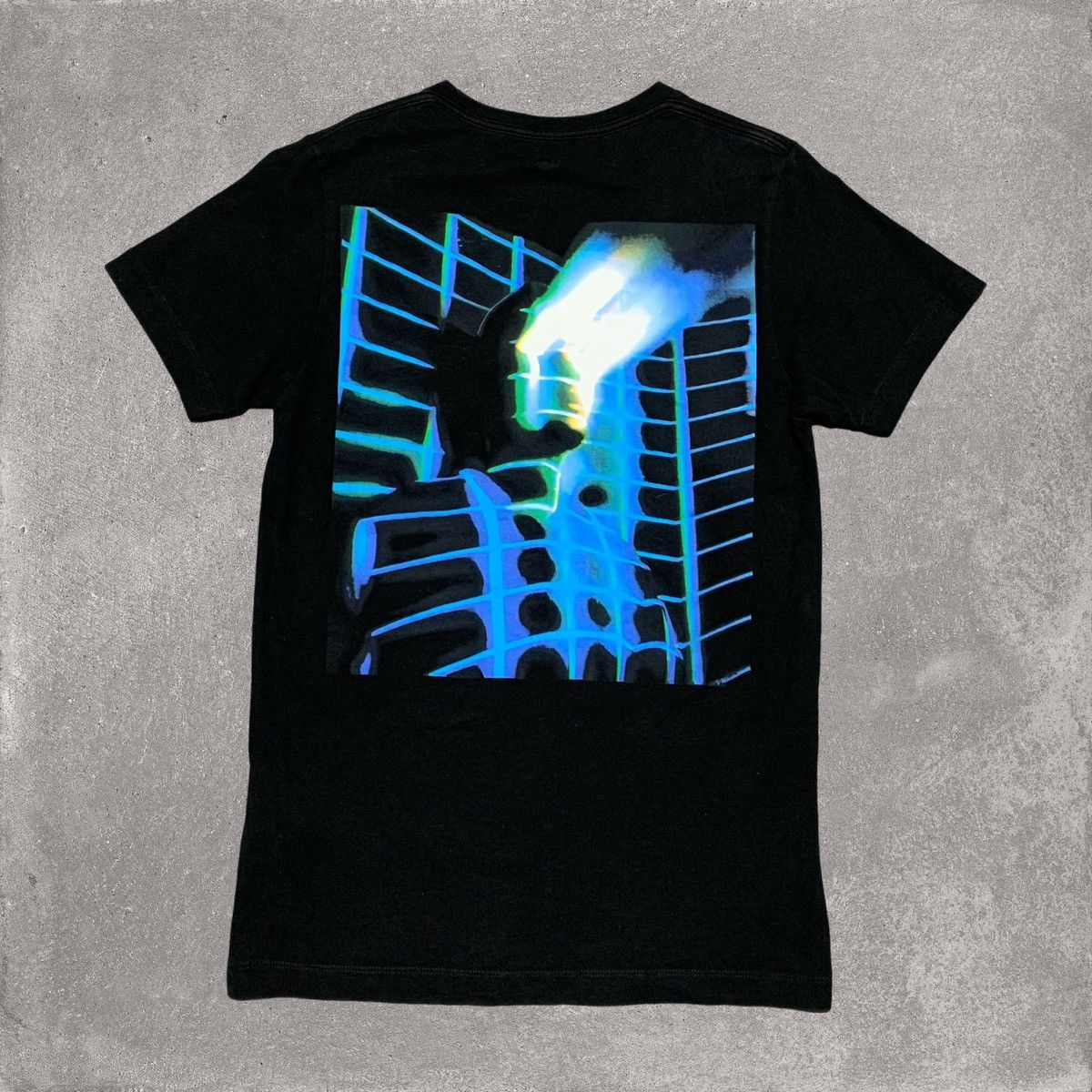 Off White XS Kidmograpth Black Tee Virgil Abloh