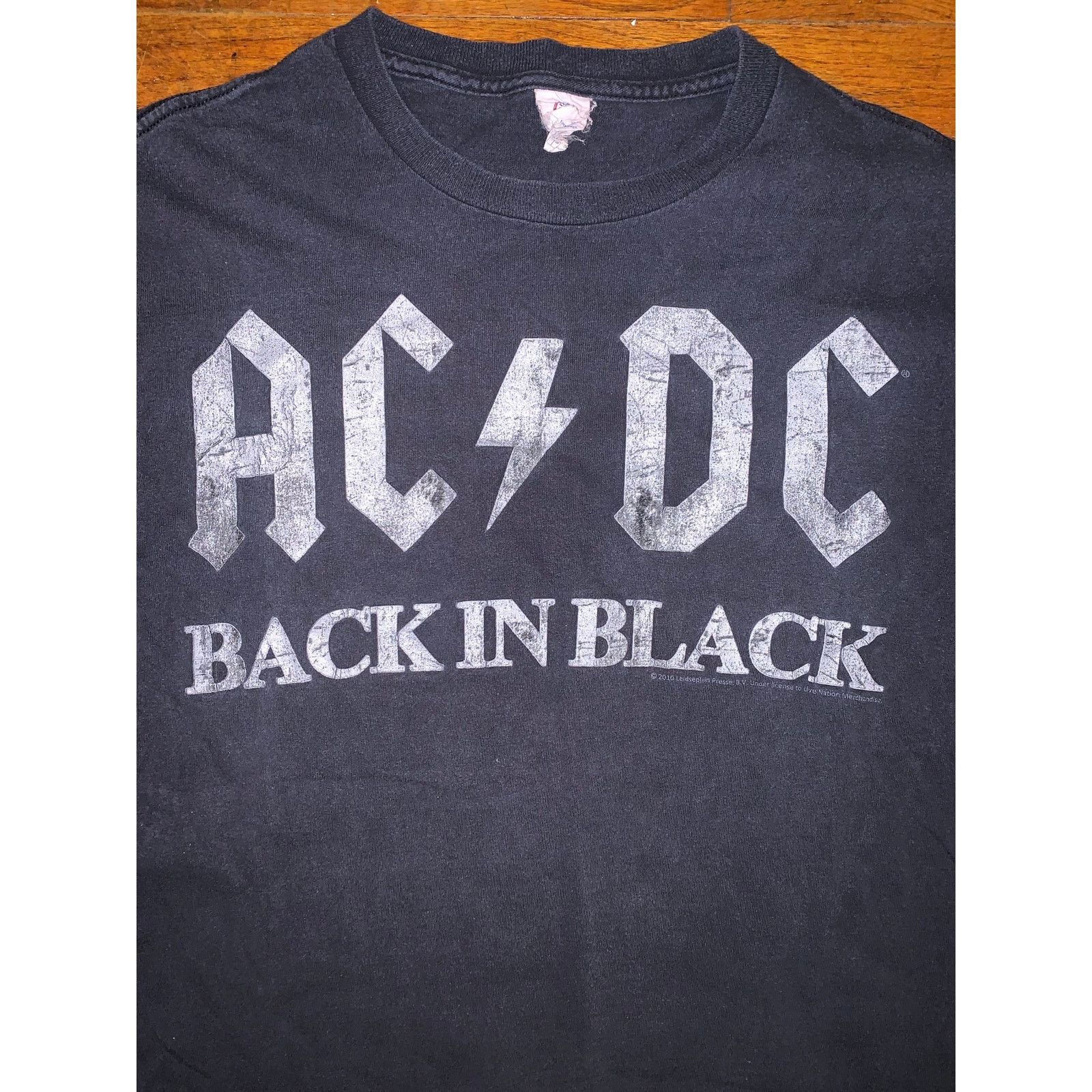Other × Vintage AC/DC Back In Black T Shirt Medium Delta Pro Weight Band Tee Size US M / EU 48-50 / 2 - 1 Thumbnail