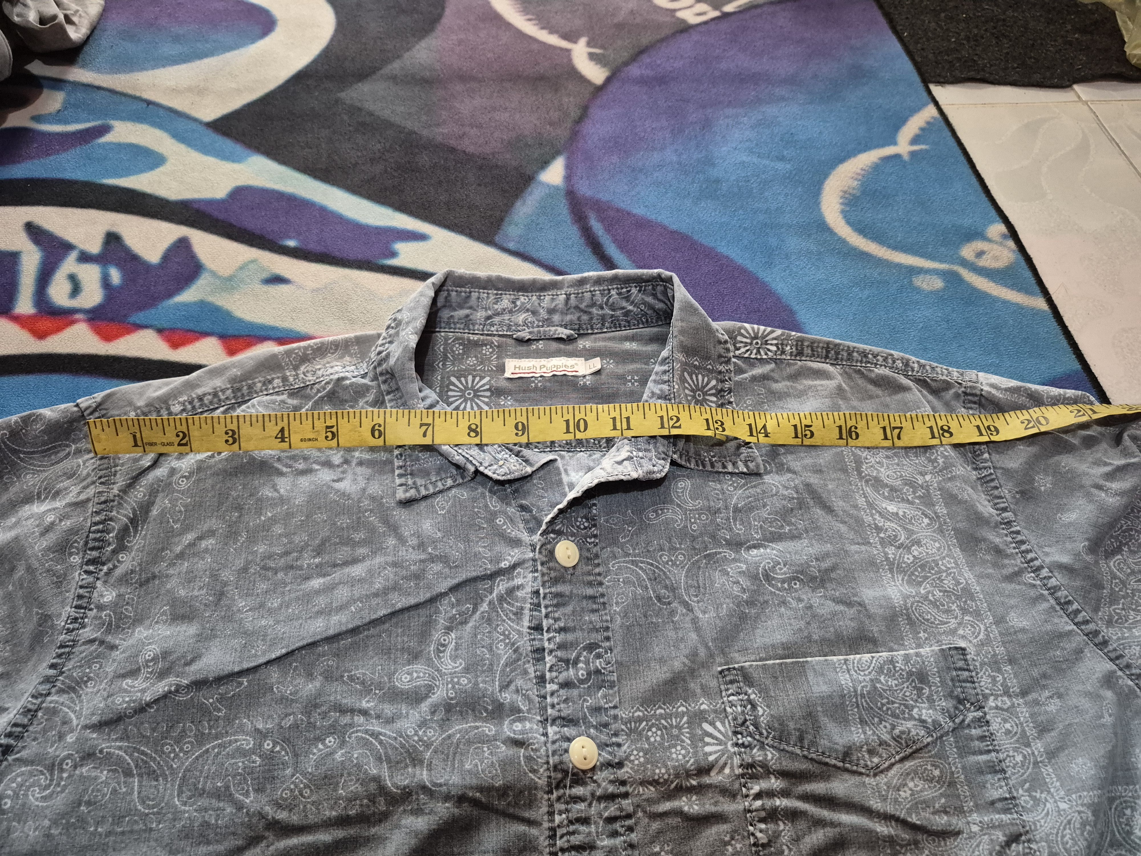 Hush Puppies 🔥 Hush Puppies Bandan Floral Paisley Button Up Shirt Size US L / EU 52-54 / 3 - 12 Thumbnail