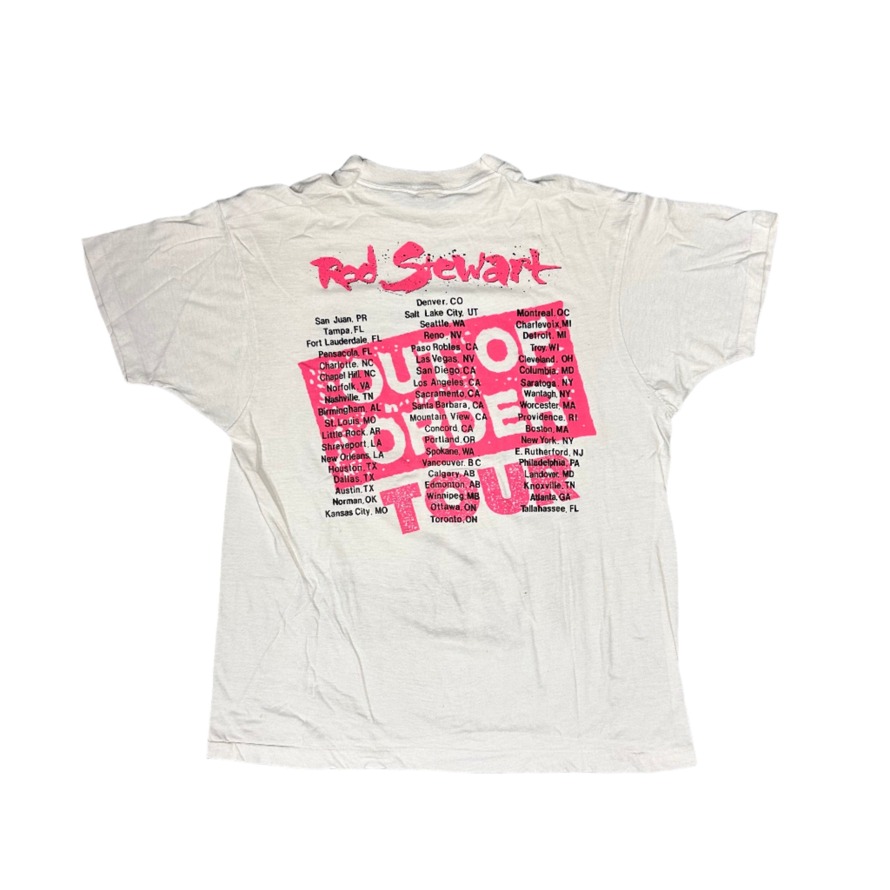 Other Vintage 80s Rod Stewart Out of Order Tour Single Stitch Band T-Shirt Size US S / EU 44-46 / 1 - 2 Thumbnail