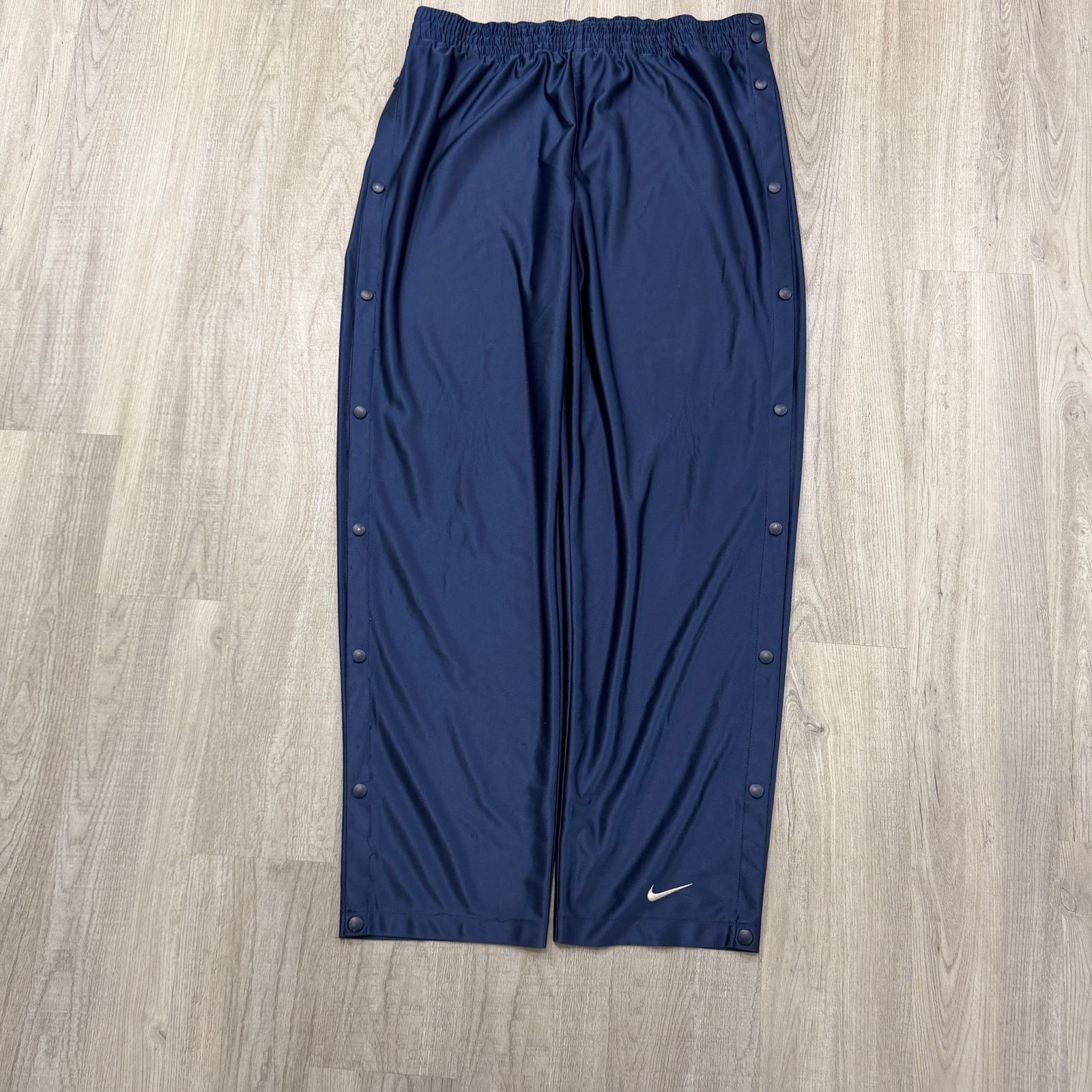 Nike Vintage Nike Tear Away Pants Men's XL Blue Track 90s Size US 36 / EU 52 - 2 Thumbnail