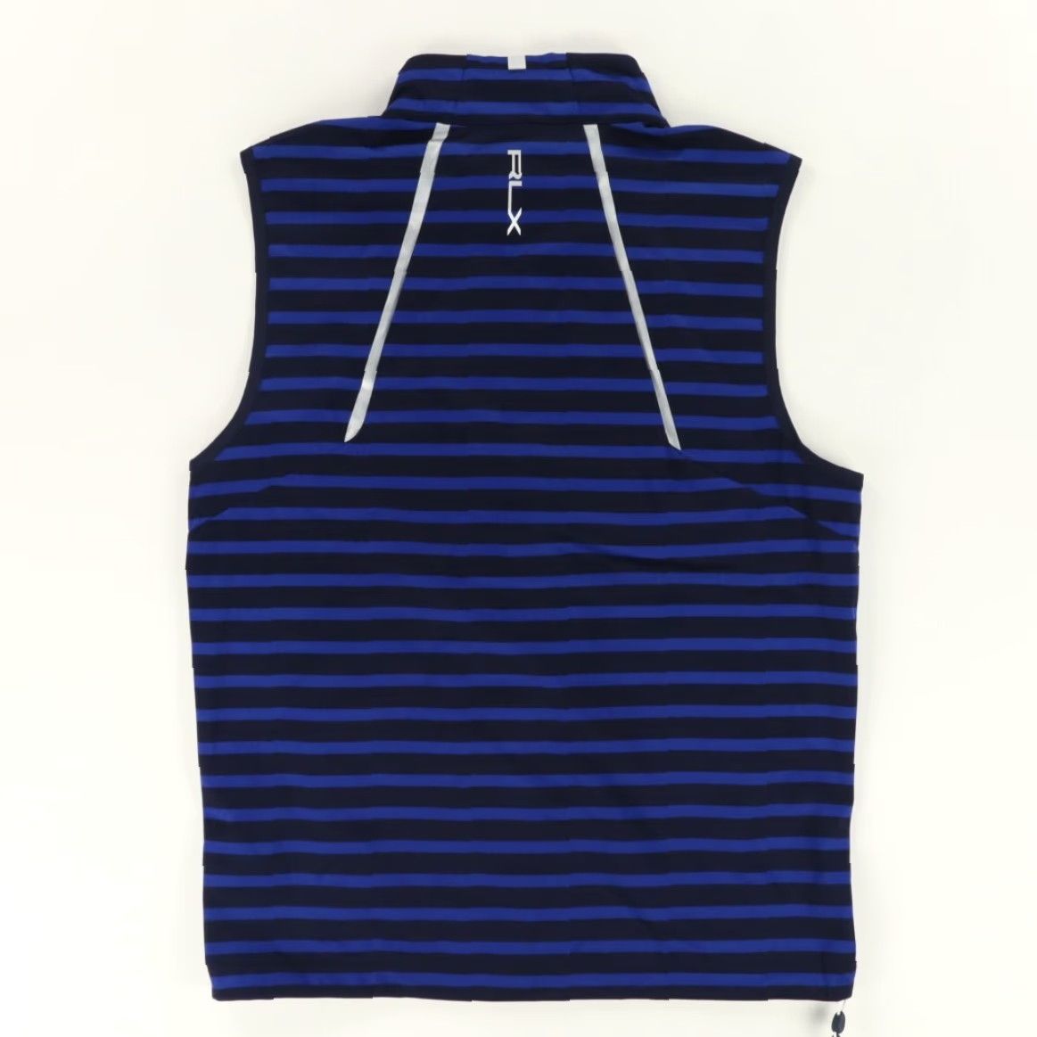 RLX Ralph Lauren RLX Ralph Lauren Water Repellent Packable Striped Mock Jacket Blue Men's S Shirt Size US S / EU 44-46 / 1 - 4 Thumbnail