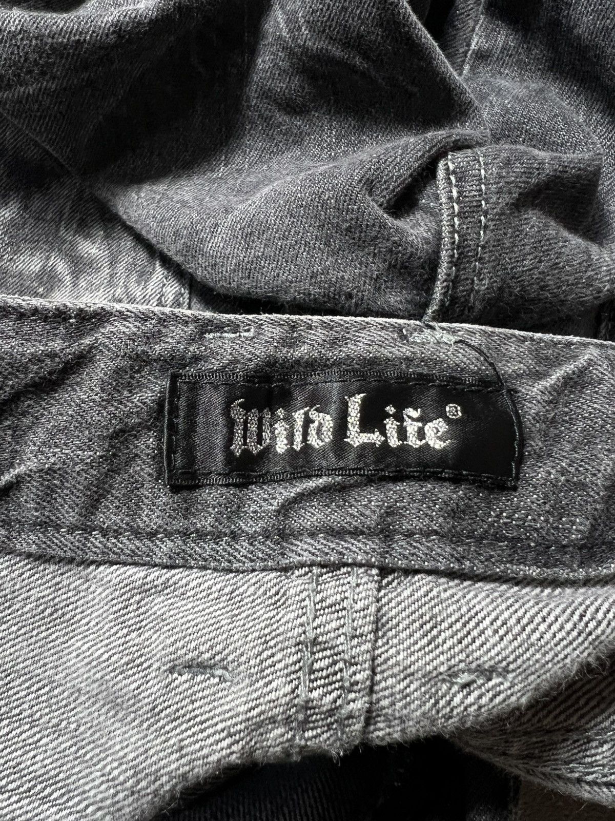 Japanese Brand Vintage Wild Life Studded Mudwashed Lightning Pants Size US 30 / EU 46 - 5 Thumbnail