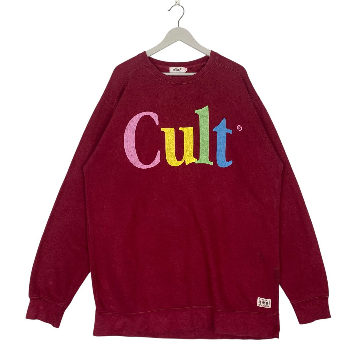 Other Vintage Cult Club Clothing Sweatshirt Crewneck Red Size US L / EU 52-54 / 3 - 1 Thumbnail