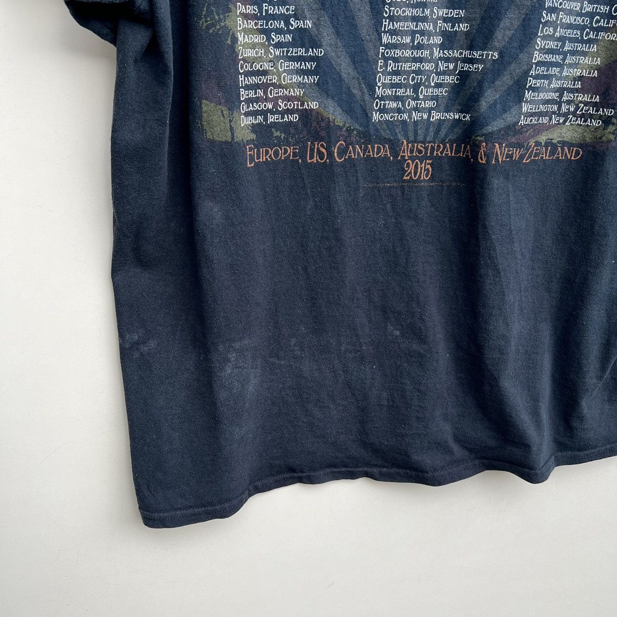 AC/DC × Band Tees AC/DC Band T-shirt Rock or Bust 2015 World Tour Size US XL / EU 56 / 4 - 6 Thumbnail