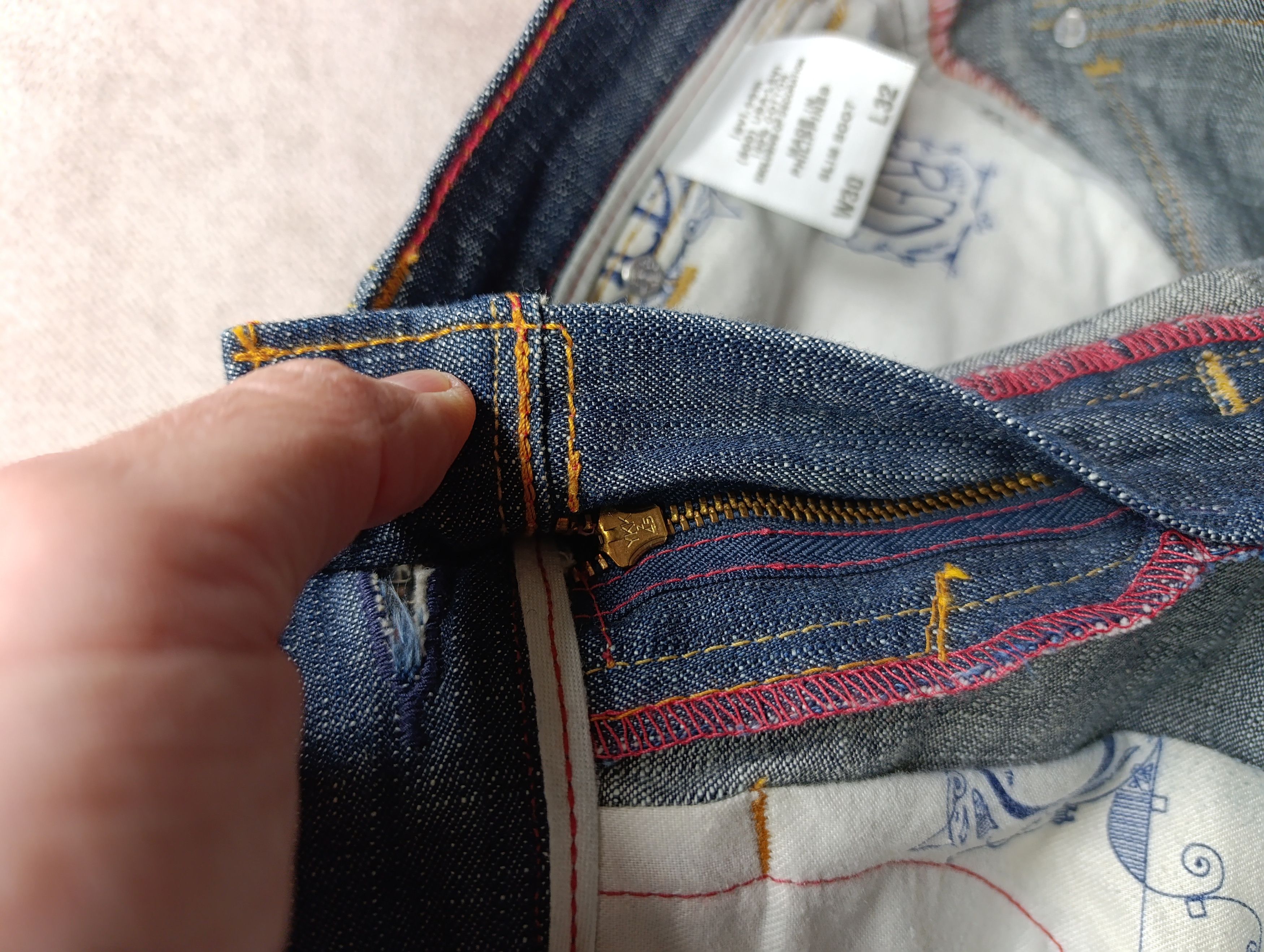 Levi's Vintage Levi's Mens Jeans Slim Boot Redline Denim Size US 30 / EU 46 - 15 Thumbnail