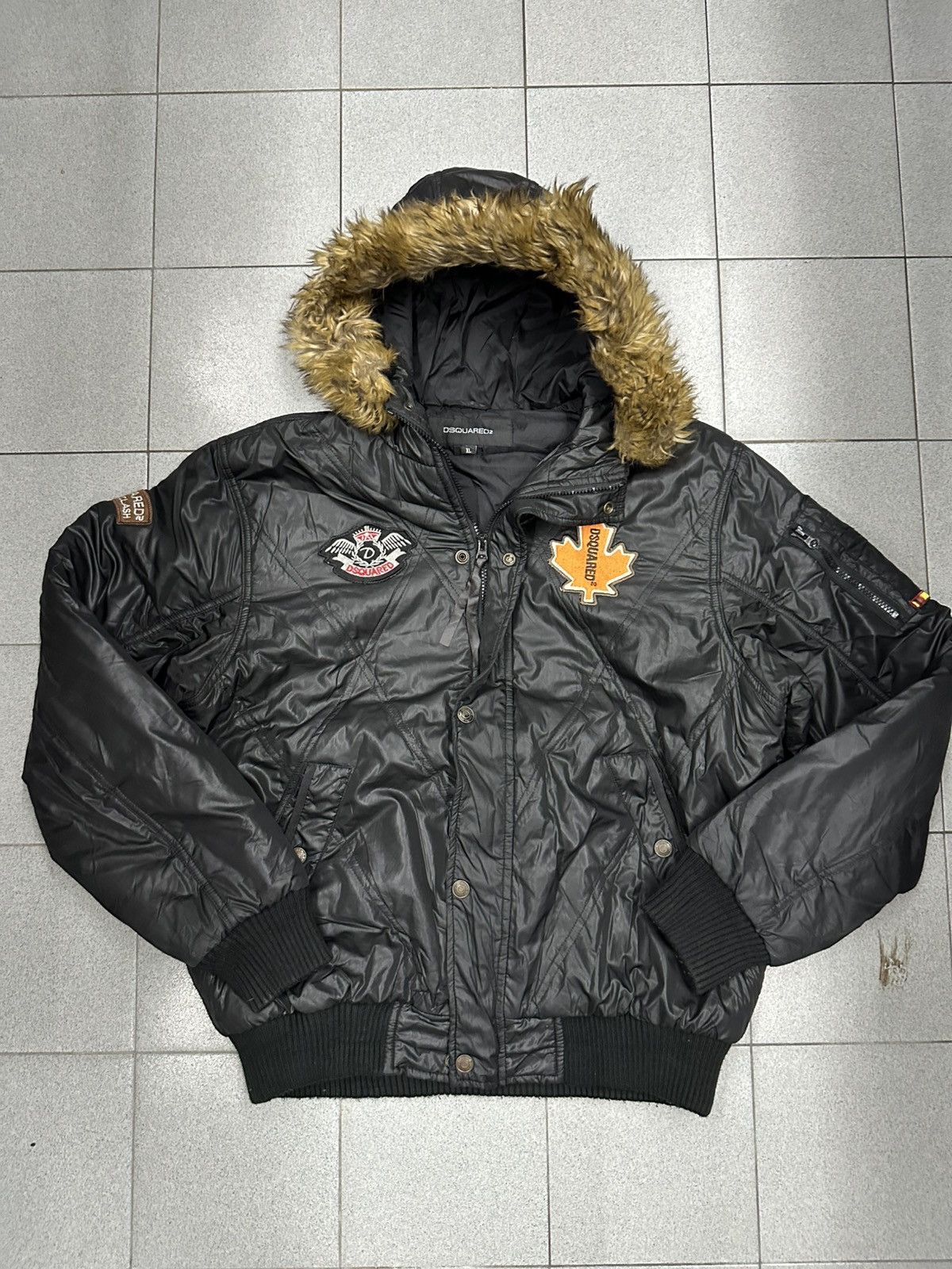 Other Dsquared2 Hoodie Flight Jacket Size US XL / EU 56 / 4 - 10 Thumbnail