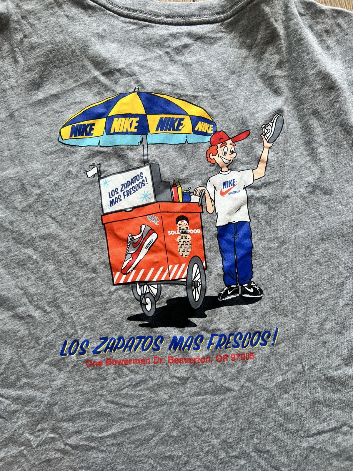 Nike Nike T-Shirt Men’s Small Gray Sole Food Los Zapatos Mas Fres Size US XL / EU 56 / 4 - 1 Thumbnail