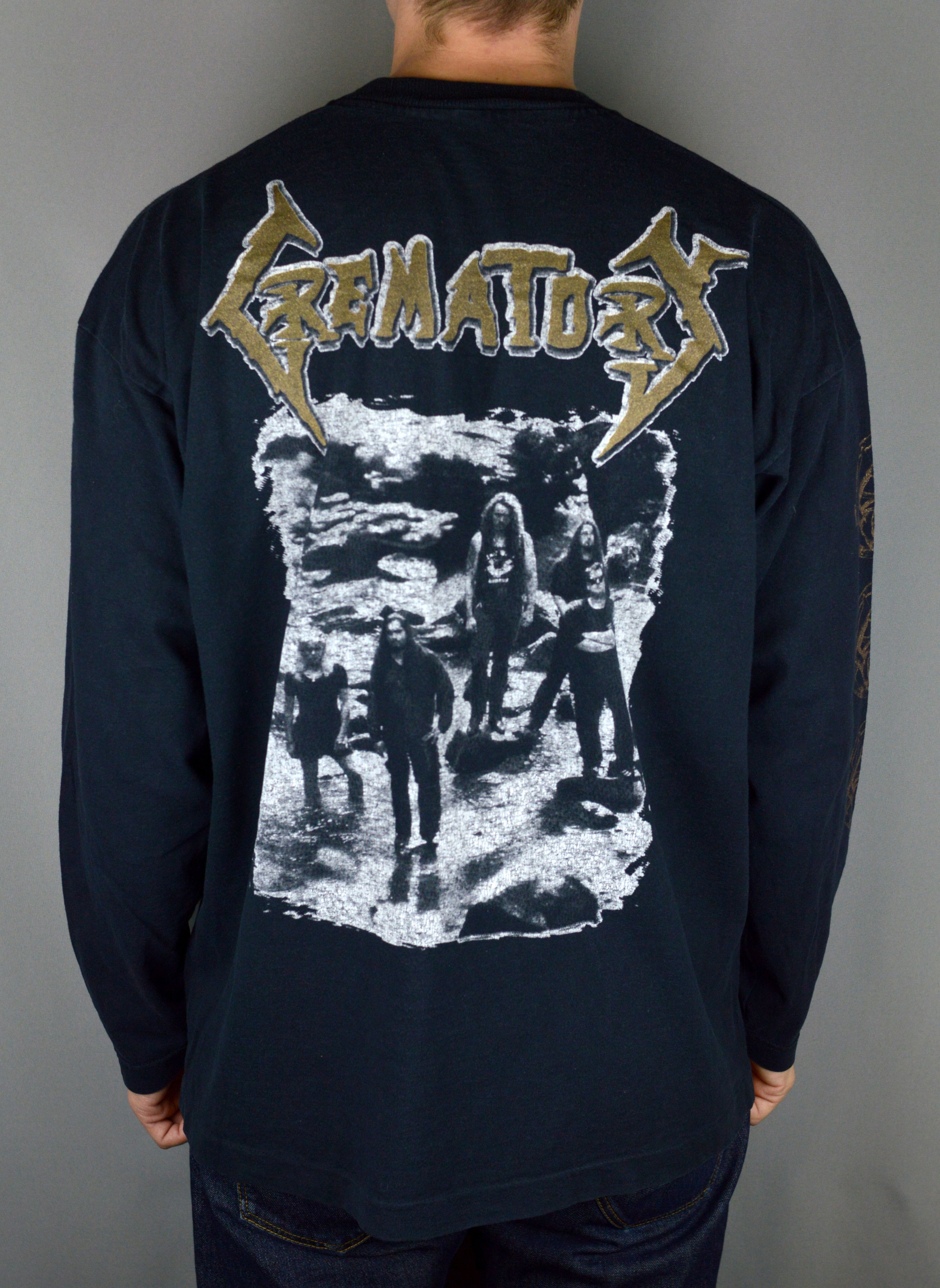 Band Tees × Vintage Vintage Crematory Gothic Metal 90s long sleeve t shirt Size US XL / EU 56 / 4 - 3 Thumbnail