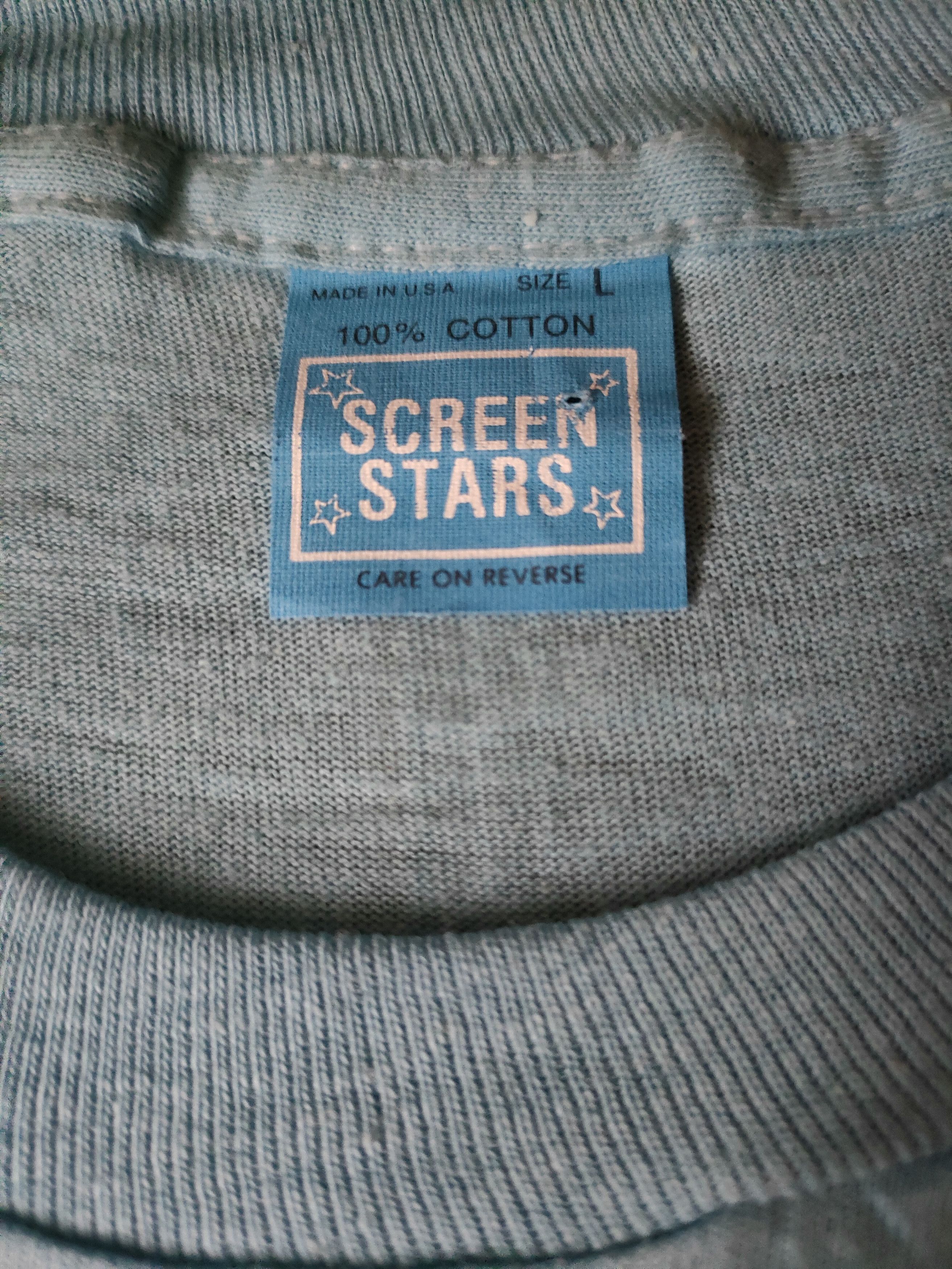 Vintage 1980s' Karhu Screen Stars Tee Size US L / EU 52-54 / 3 - 2 Thumbnail