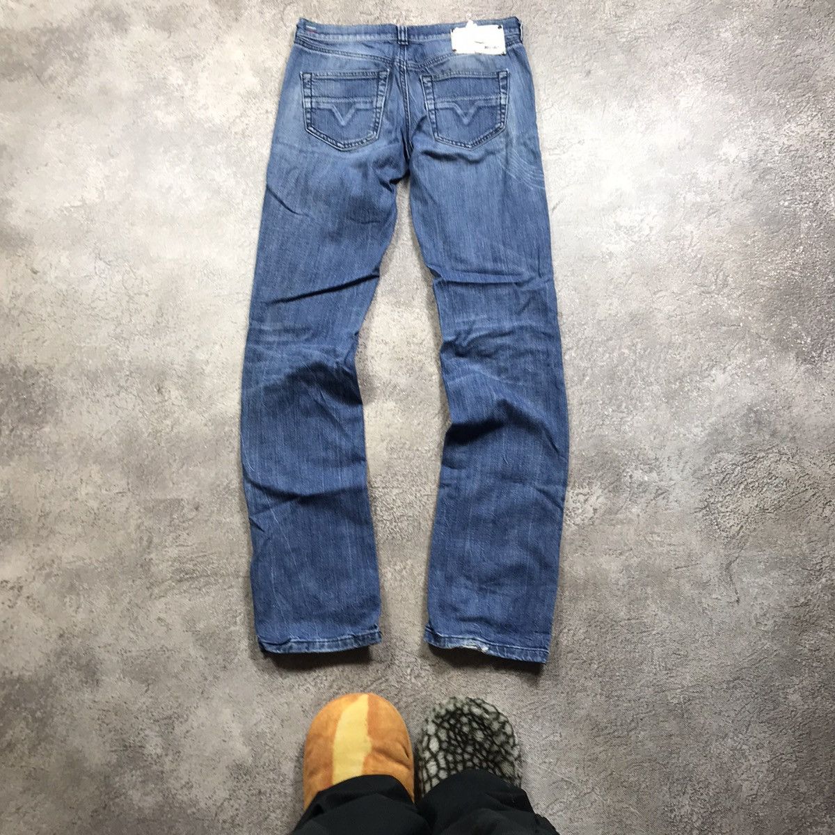 Diesel Vintage Diesel Japan 90s Low Rise Flared Distressed Denim Size 26" / US 2 / IT 38 - 5 Thumbnail