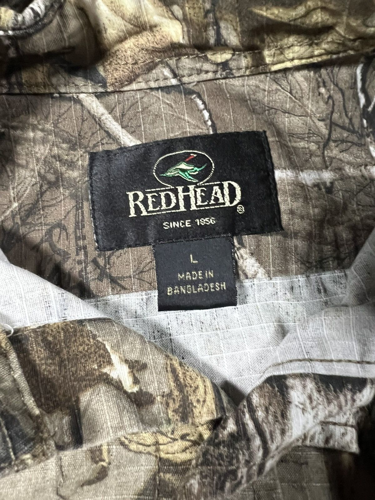 Realtree Vintage 90s Real Tree Camo Button Up Fall Flannel Jacket Size US L / EU 52-54 / 3 - 3 Thumbnail