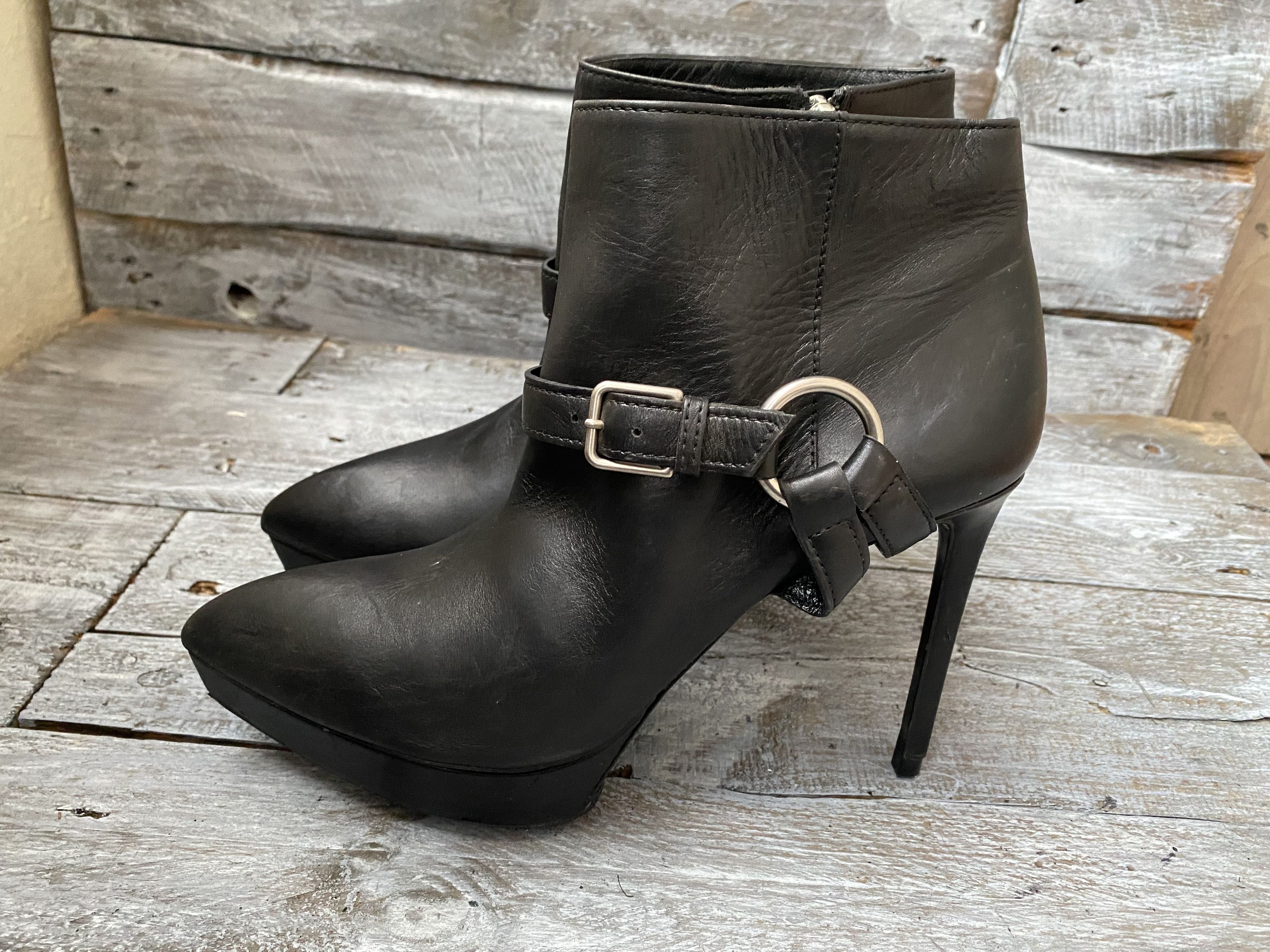Designer × Saint Laurent Paris Saint laurent janis harness punk platform boots sz38.5 Size US 8 / IT 38 - 1 Thumbnail