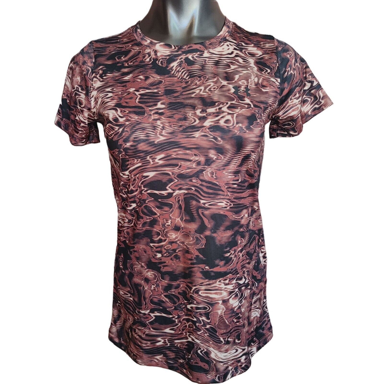 Under Armour Under Armor Women's Brown Loose Fit Active wear T-shirt XS Size XS / US 0-2 / IT 36-38 - 1 Thumbnail