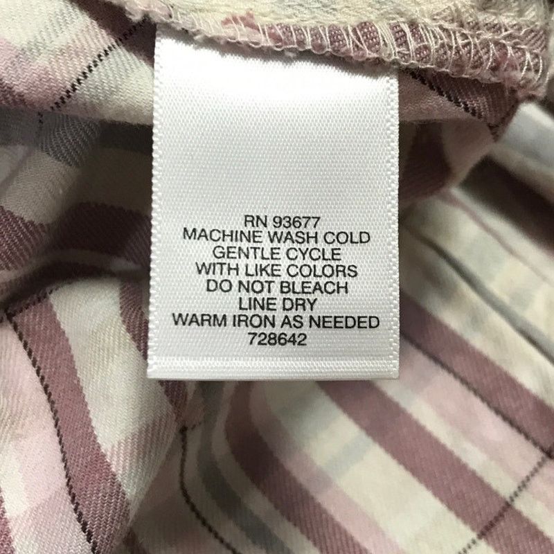 Liz Claiborne Liz Claiborne Plaid Collared Long Sleeves Top 1X Size XL / US 12-14 / IT 48-50 - 5 Thumbnail
