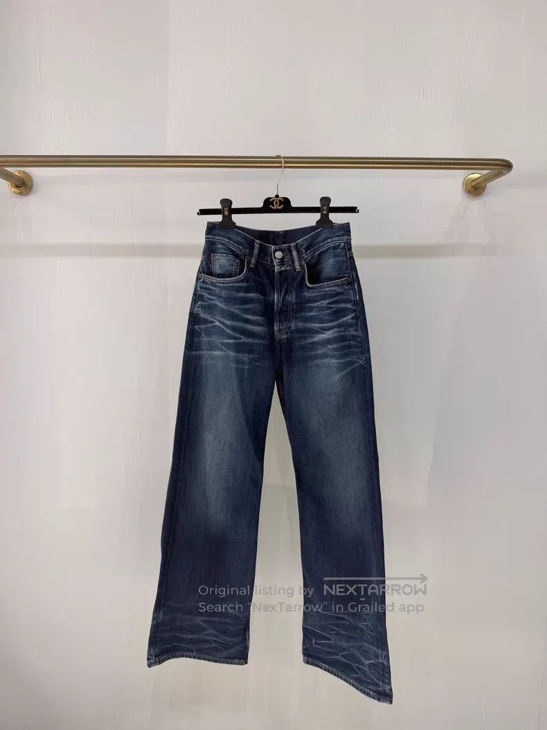 Acne Studios Acne Studios 2021 Washed Water Ripple Straight Leg Jeans Size 42" / US 20 - 1 Thumbnail