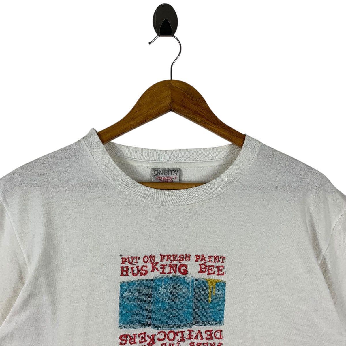 Other Vintage 90s HUSKING BEE X DEVILOCK devilrockers band tees Size US M / EU 48-50 / 2 - 2 Thumbnail
