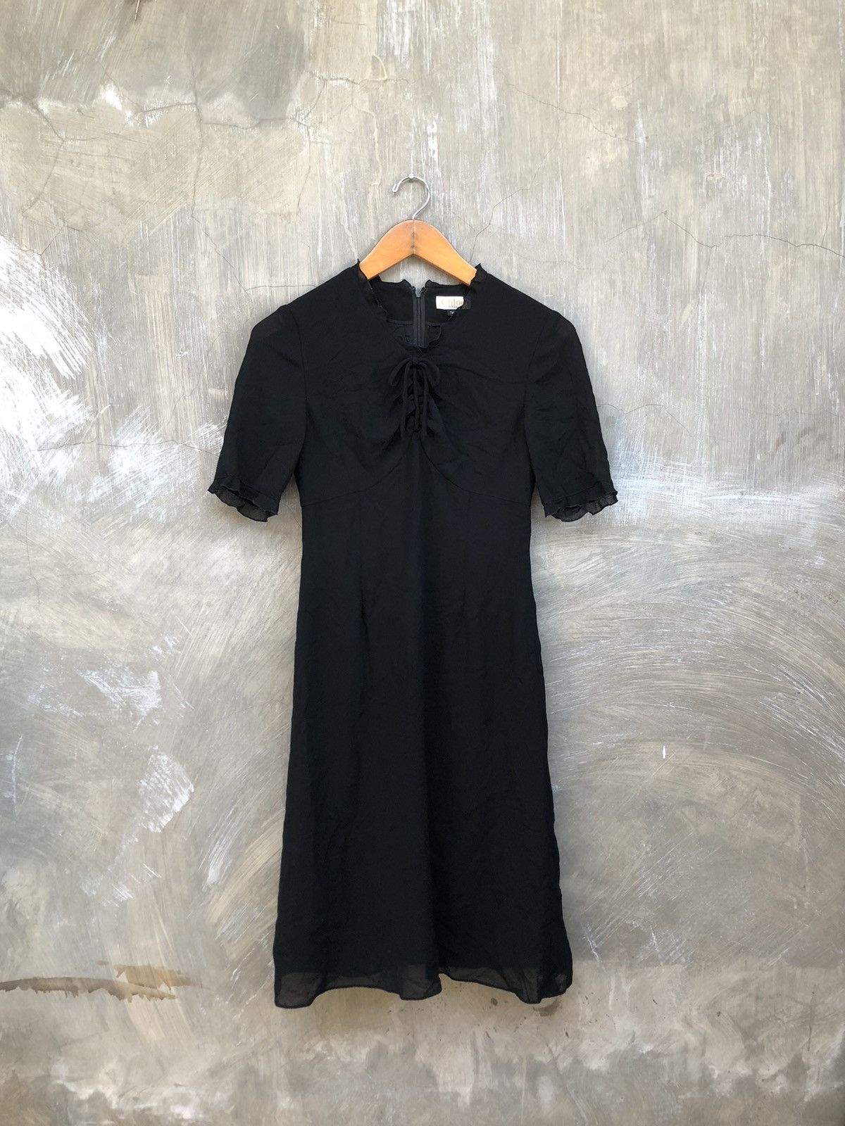 Chloe Chloe Formal Black Midi Dress Size XS / US 0-2 / IT 36-38 - 5 Thumbnail