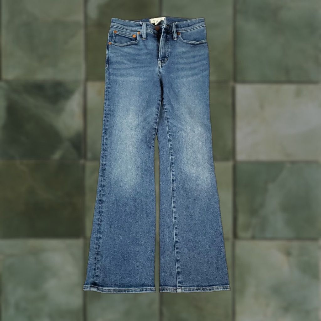 Madewell Madewell Jeans Womens Size 26 Blue Cali Demi Boot Stretch Casual Skinny Pockets Denim Cotton Spandex Regular 26 in 25 in Womens Jeans Size 26" / US 2 / IT 38 - 1 Thumbnail