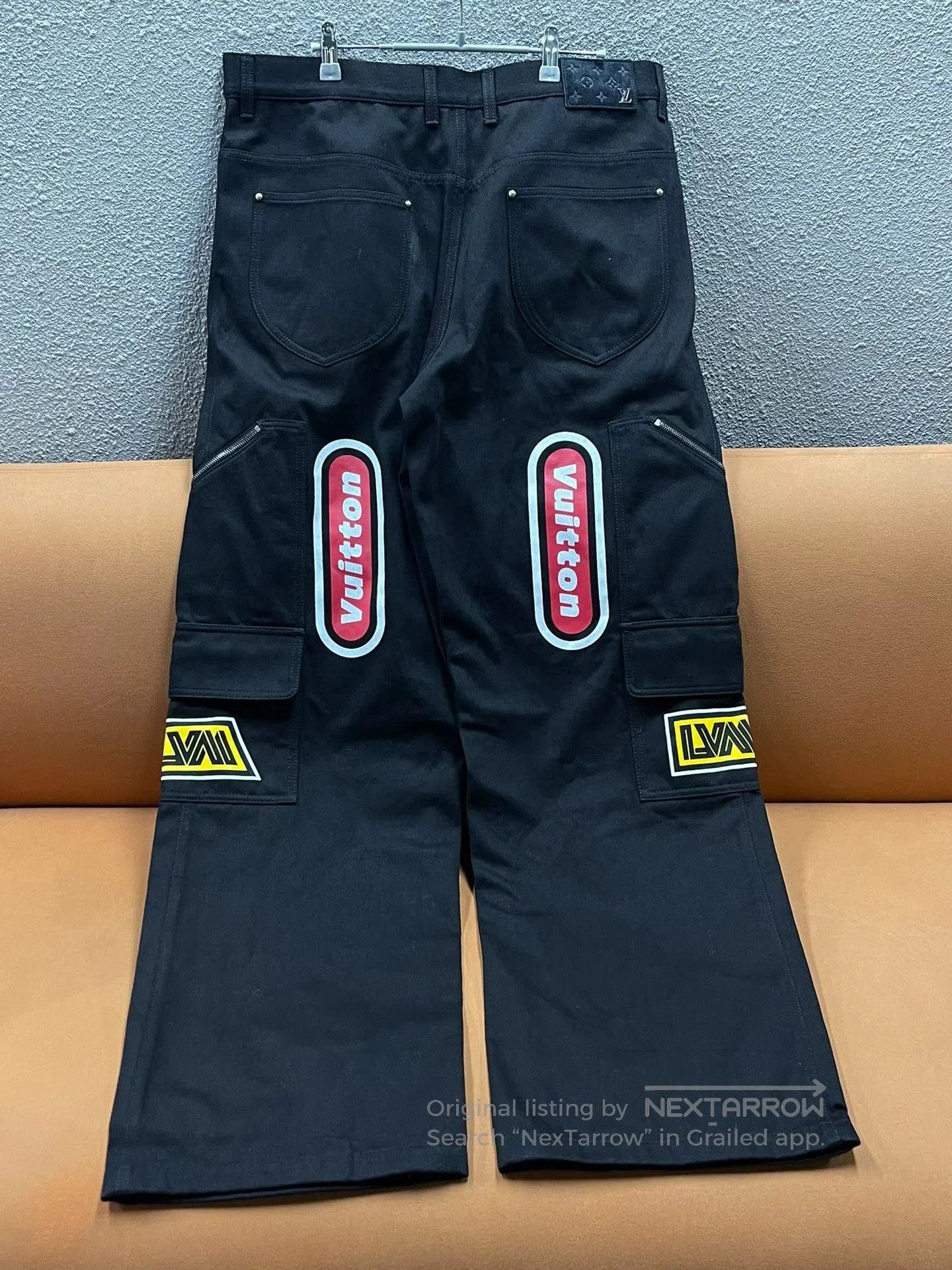 Louis Vuitton Louis Vuitton FW23 Graffiti Cargo Jeans. Size US 36 / EU 52 - 2 Thumbnail