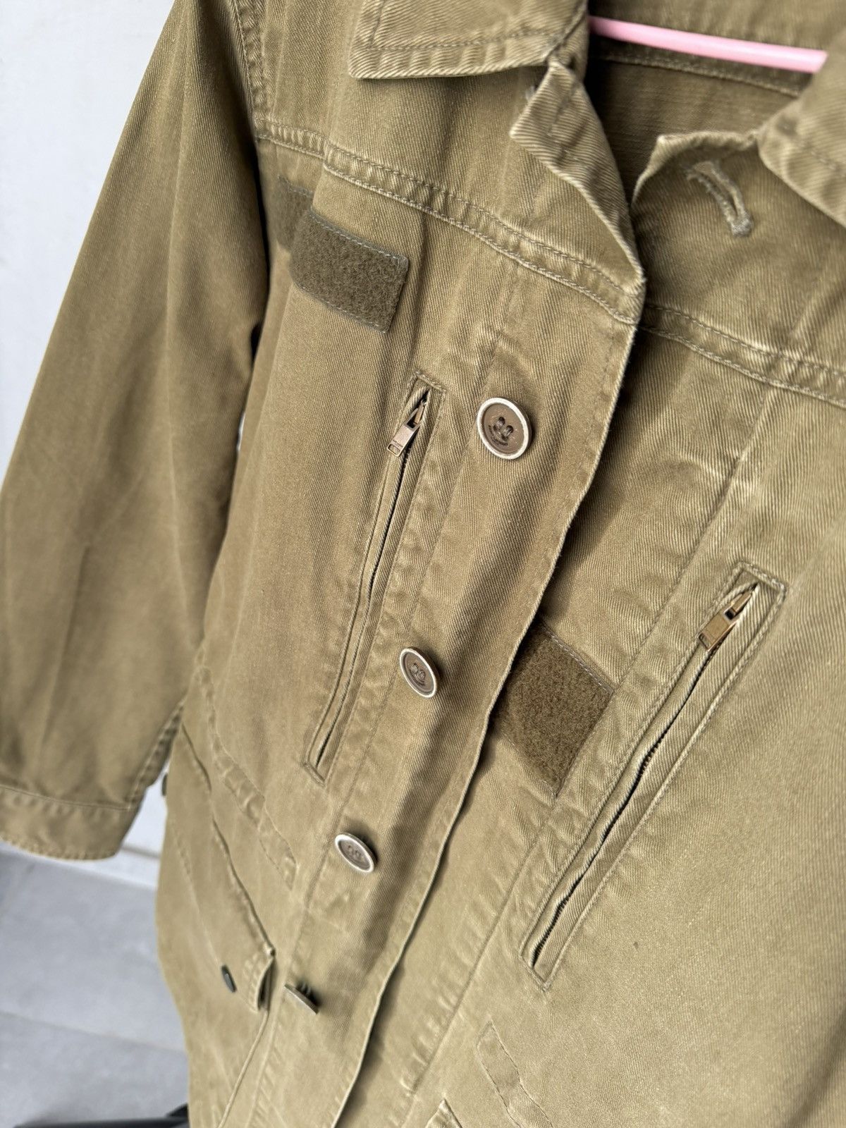 Saint Laurent Paris Saint Laurent Paris 16SS Military Jacket Khaki Size XS / US 0-2 / IT 36-38 - 7 Thumbnail